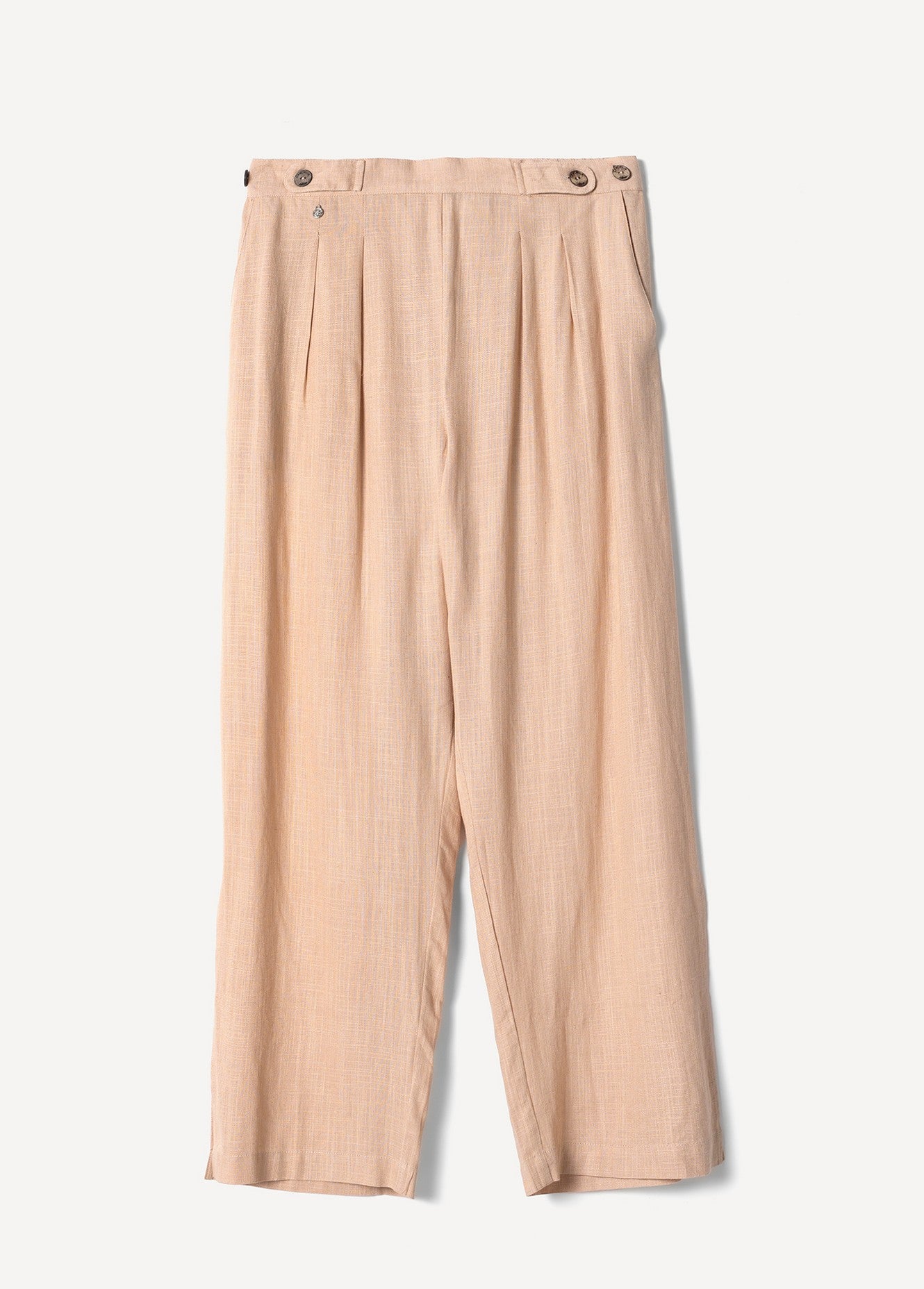Pantaloni Penny in viscosa e lino