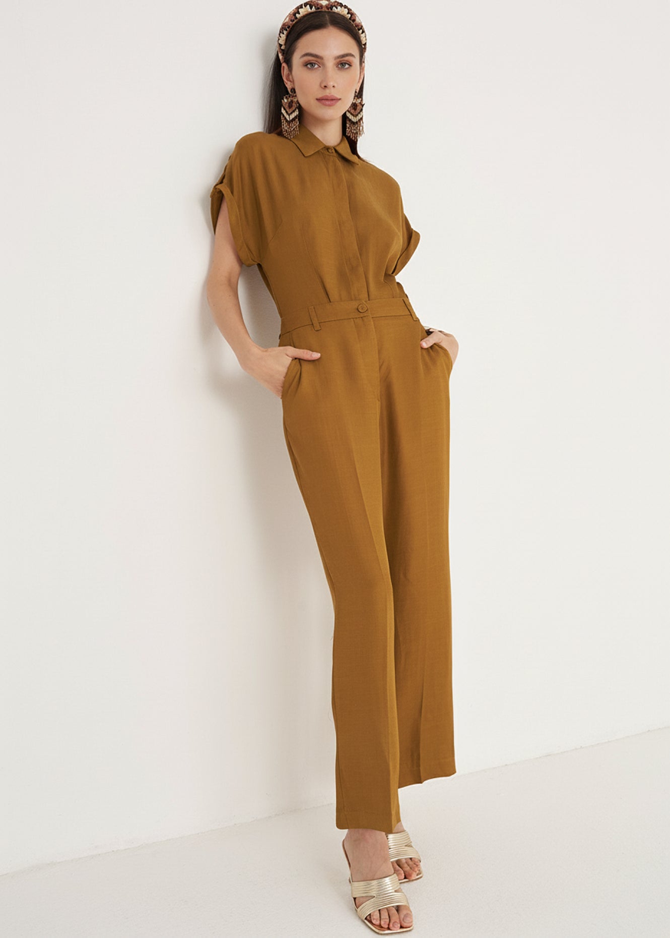 Pantaloni Paolo In Misto Lino