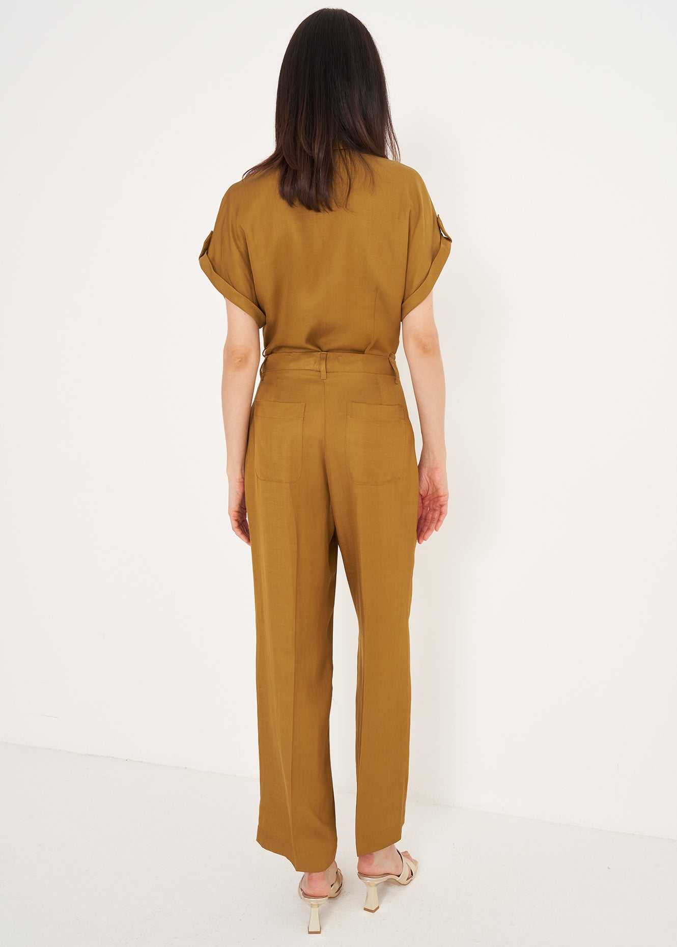 Pantaloni Paolo In Misto Lino