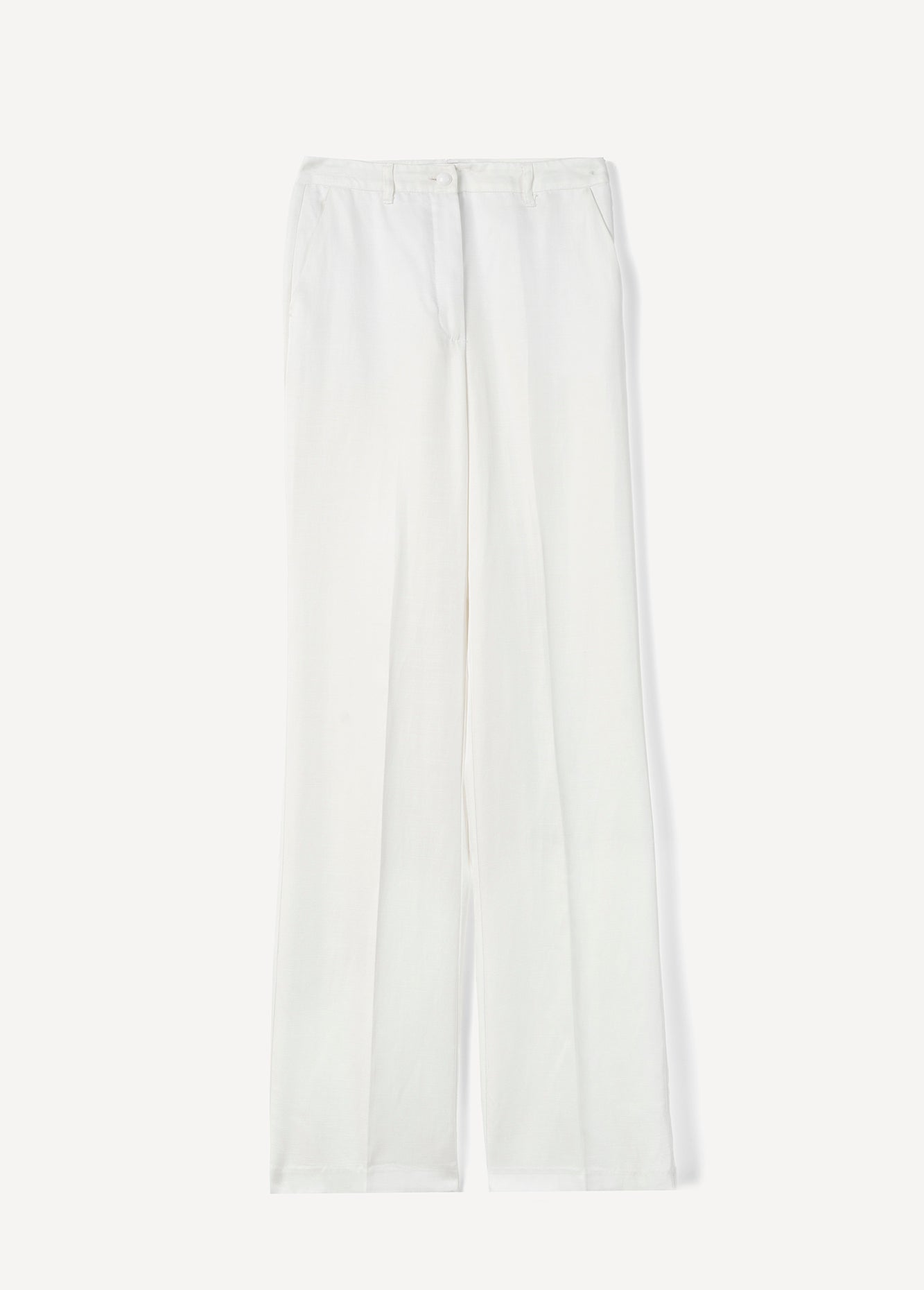 Pantaloni Giorgia-E in lino e viscosa