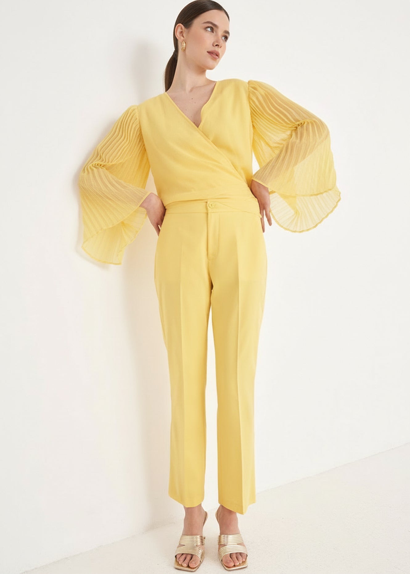 Pantaloni Jacqueline-M Cotone
