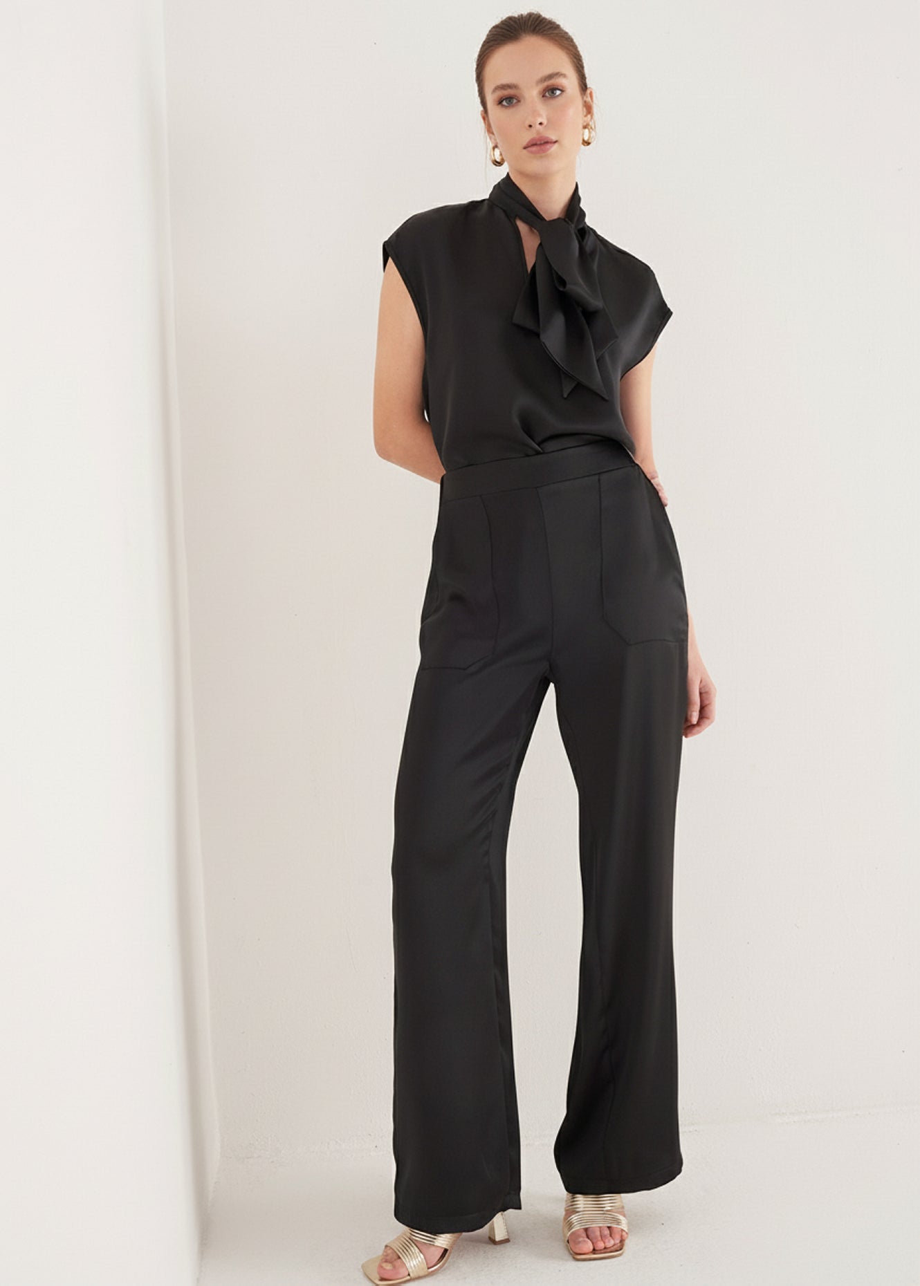Pantaloni Pablo In Satin