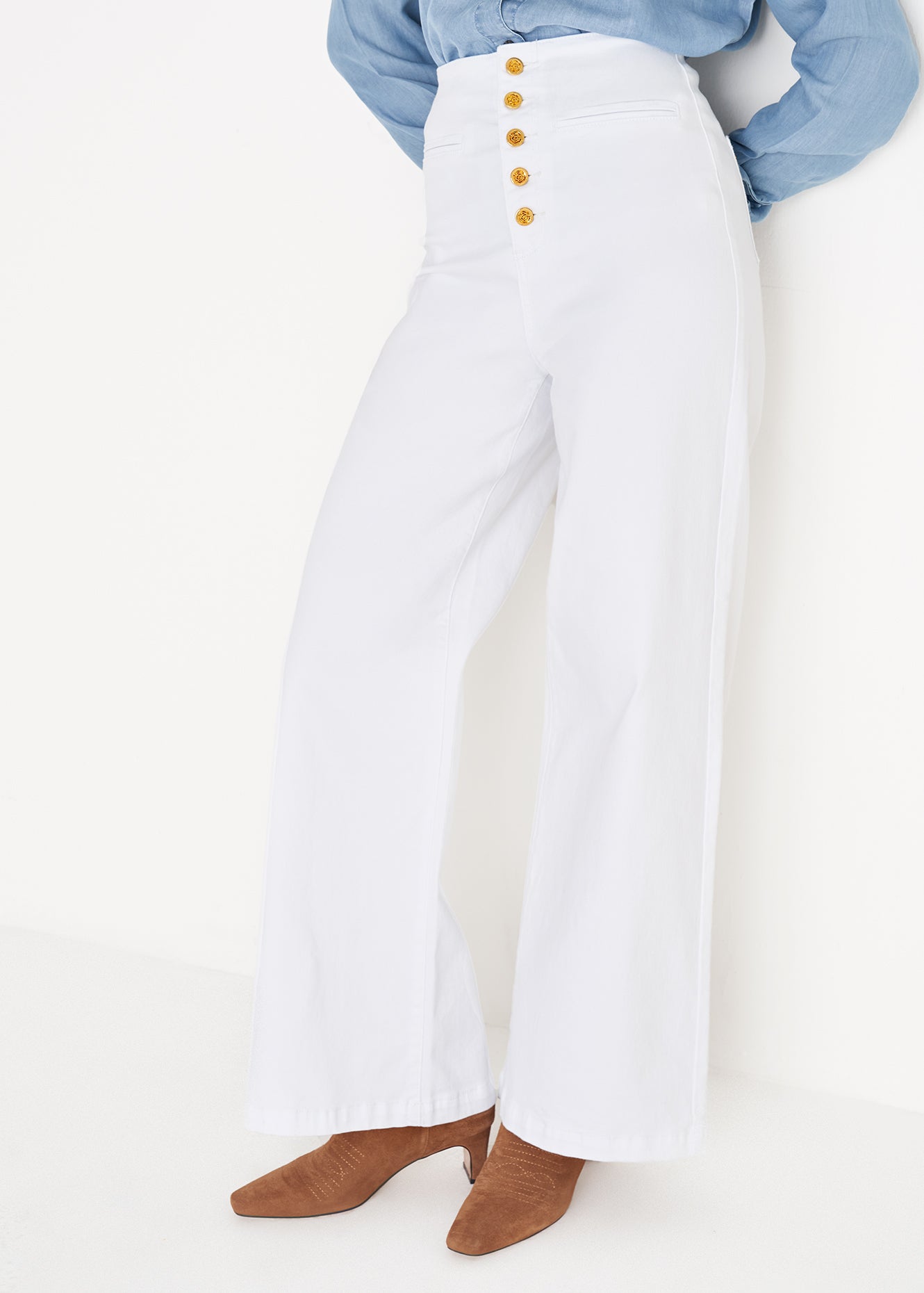 Pantalone Dannie in denim di cotone
