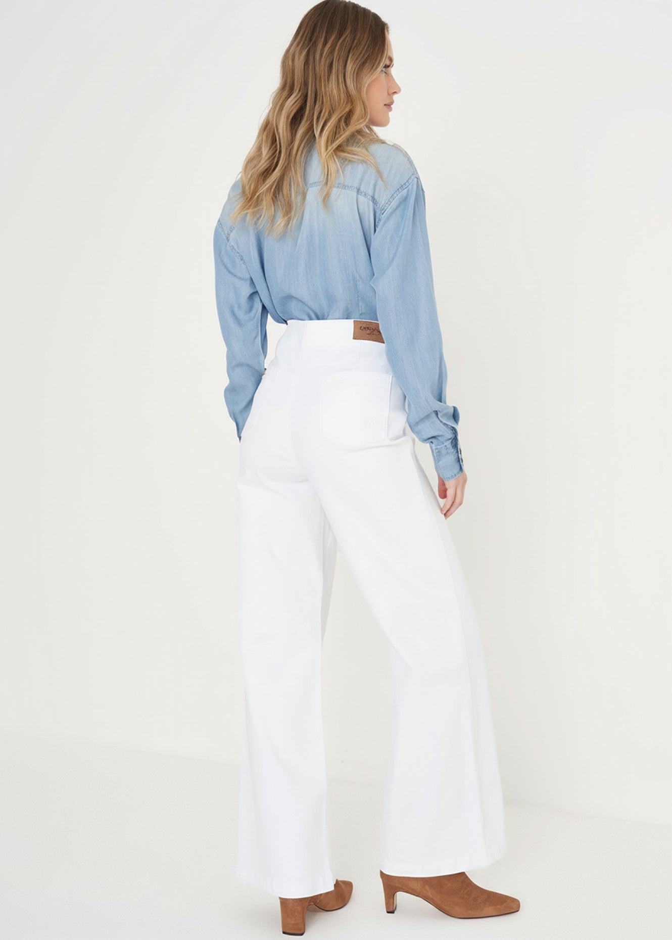 Pantalone Dannie in denim di cotone