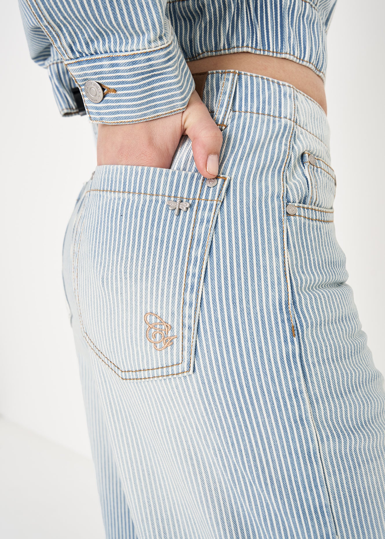 Pantalone Deny in 100% cotone