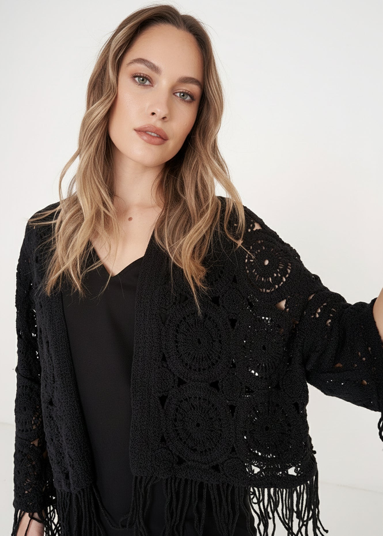 Cardigan Criss In Crochet
