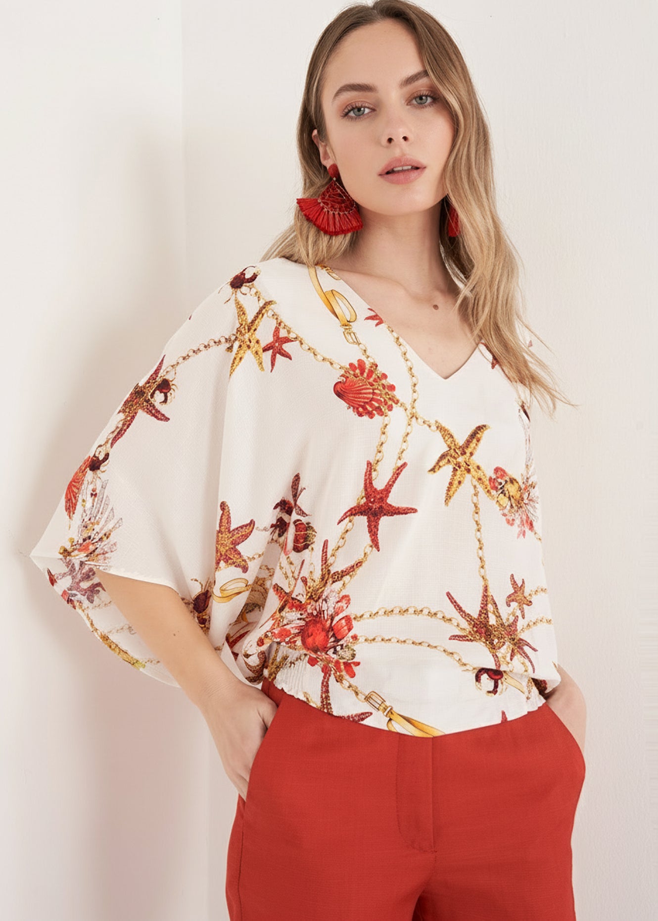 T-Shirt Sandra Fantasia Stelle Marine