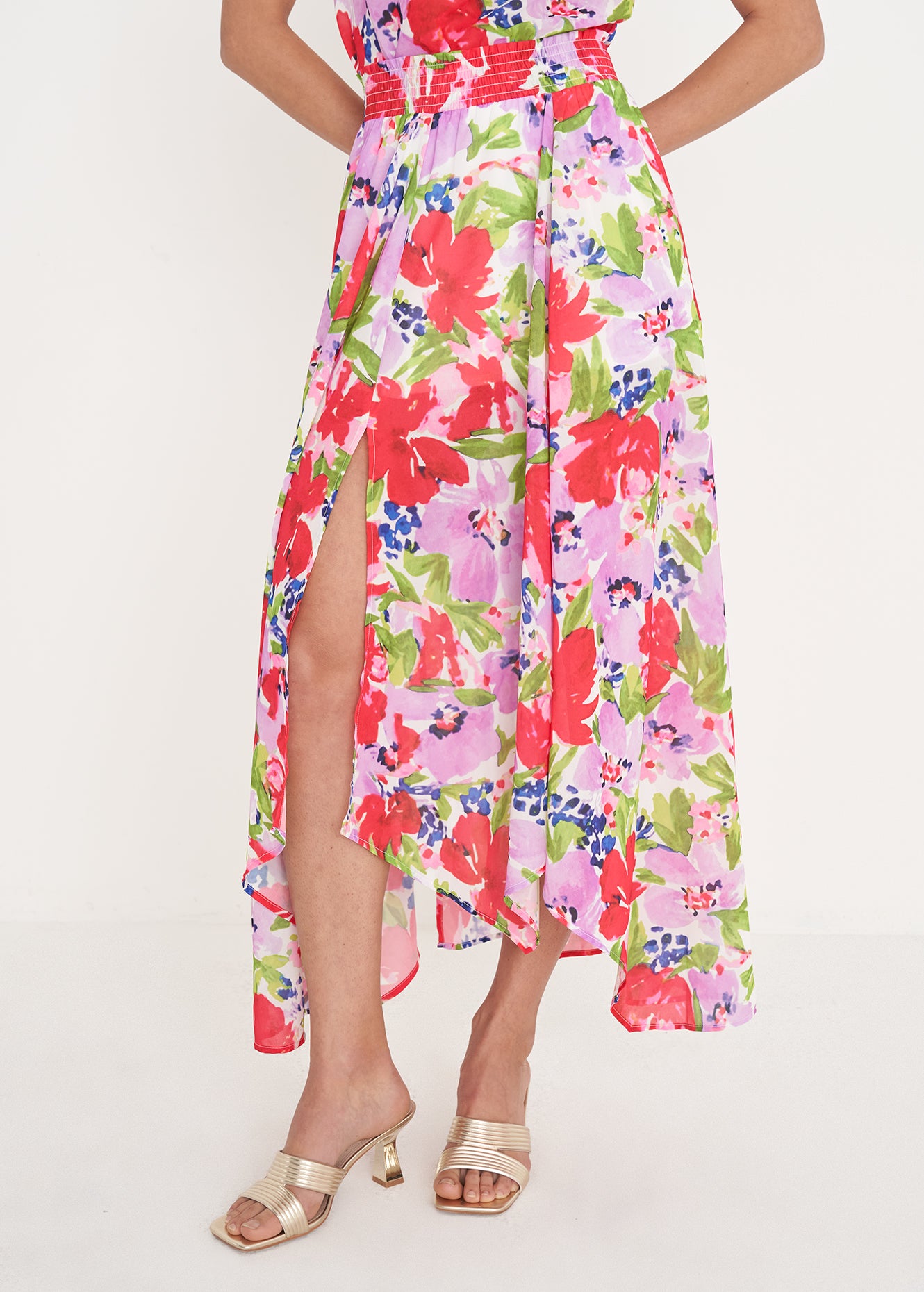 Gonna lunga Gwendy fantasia a fiori