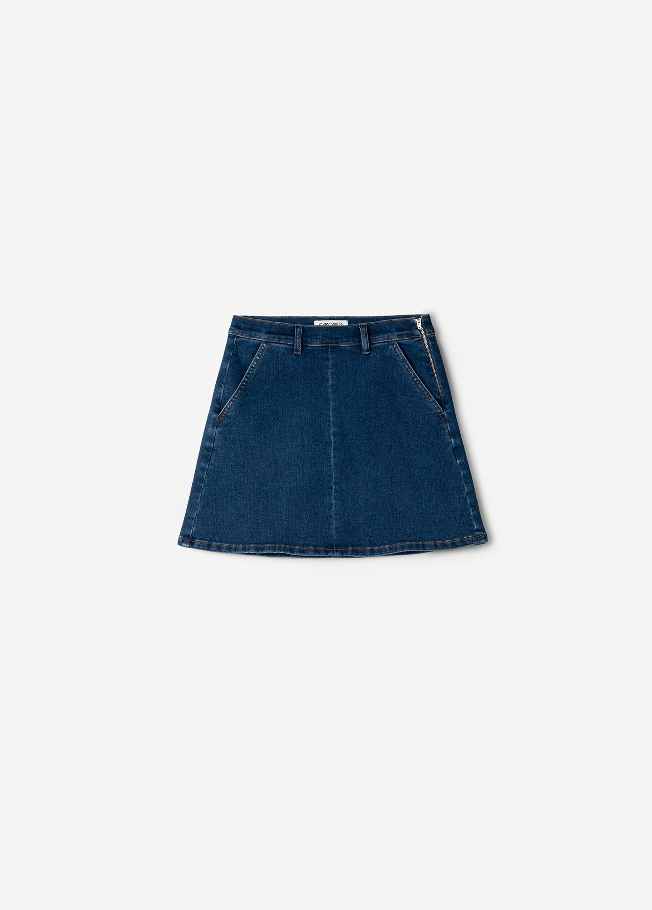 Gonna Garg in denim di cotone