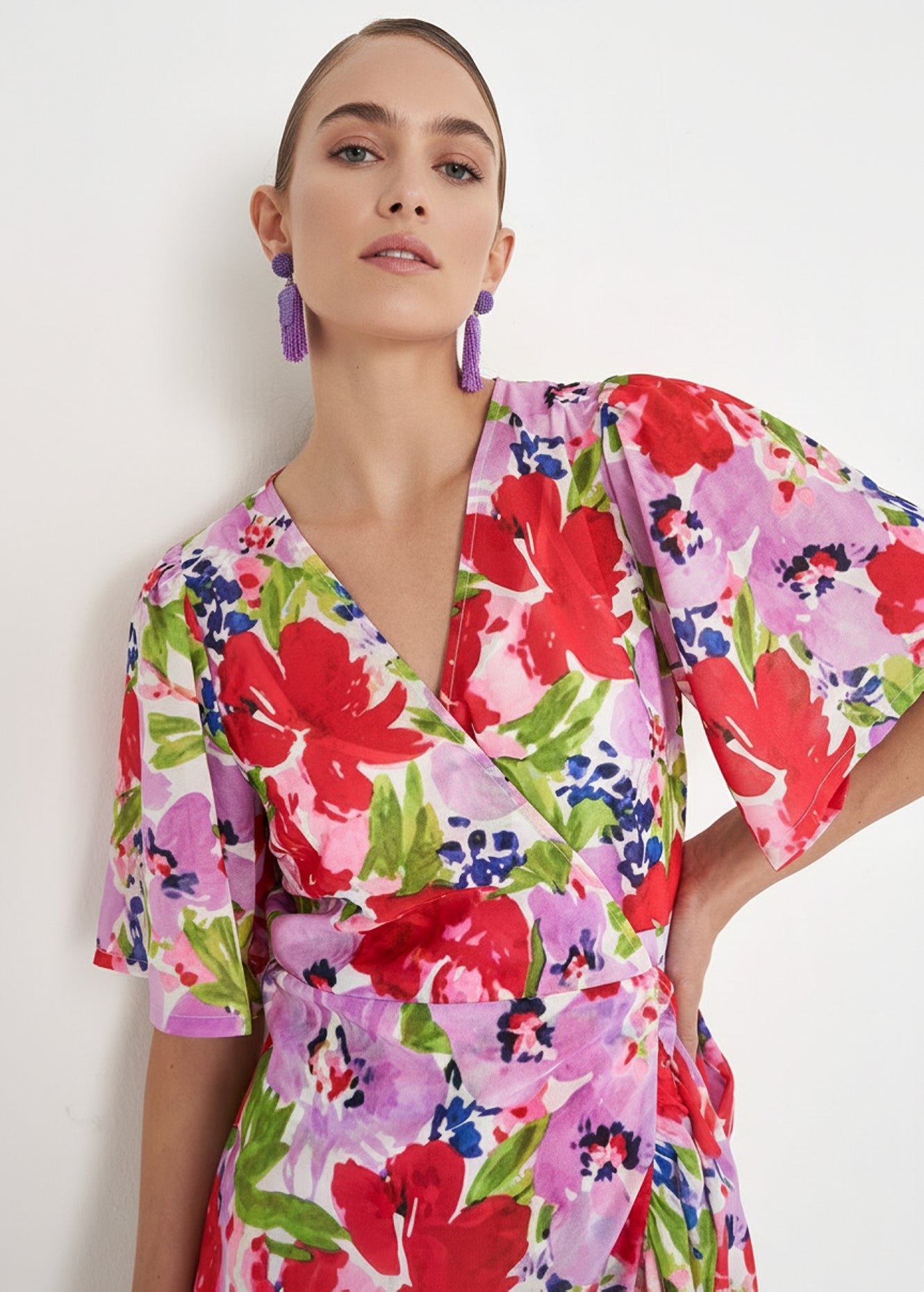 Abito lungo August fantasia a fiori