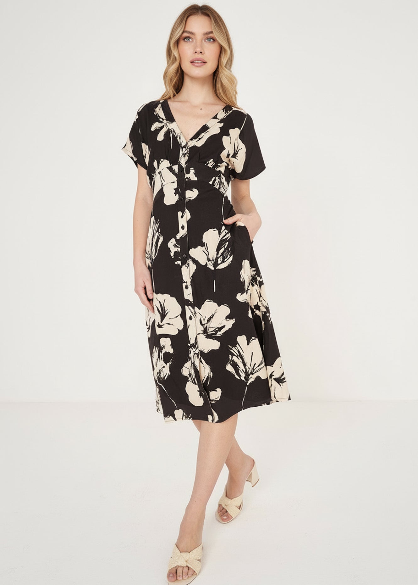 Abito Ambra Longuette Fantasia