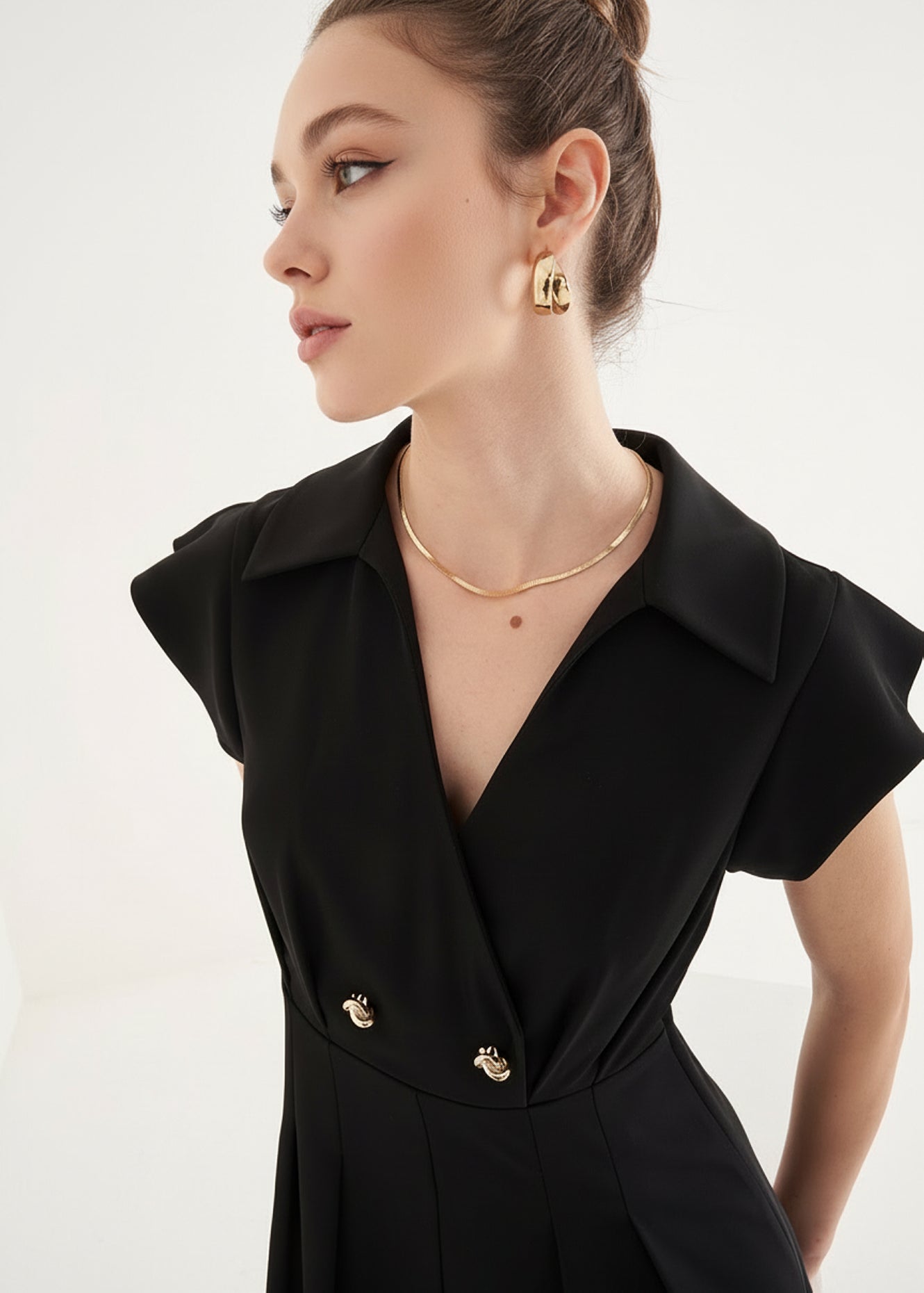 Abito Alan Midi Con Colletto