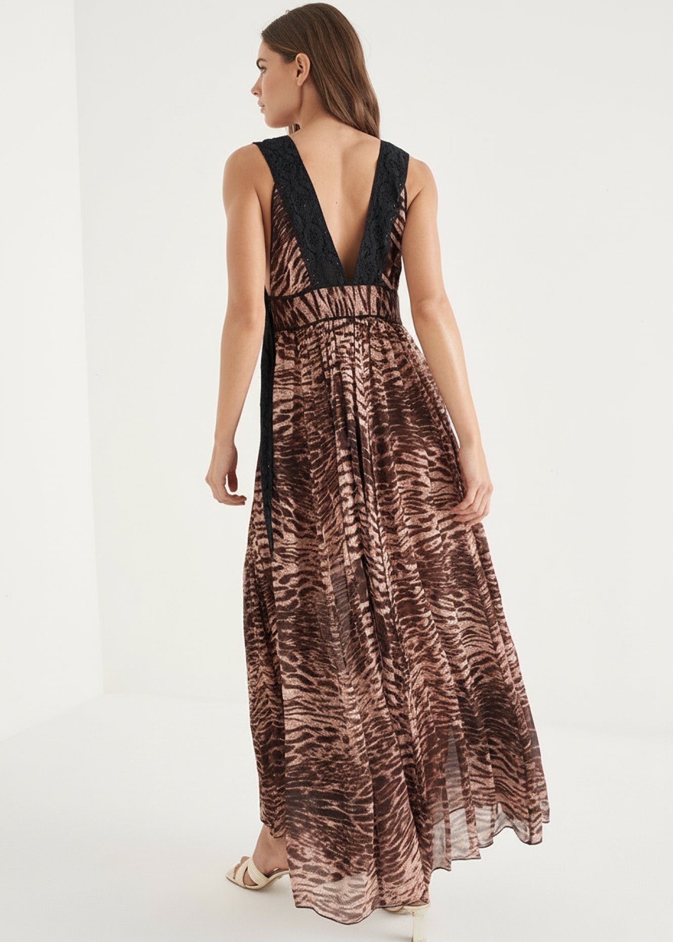 Abito lungo Armenia 100% viscosa