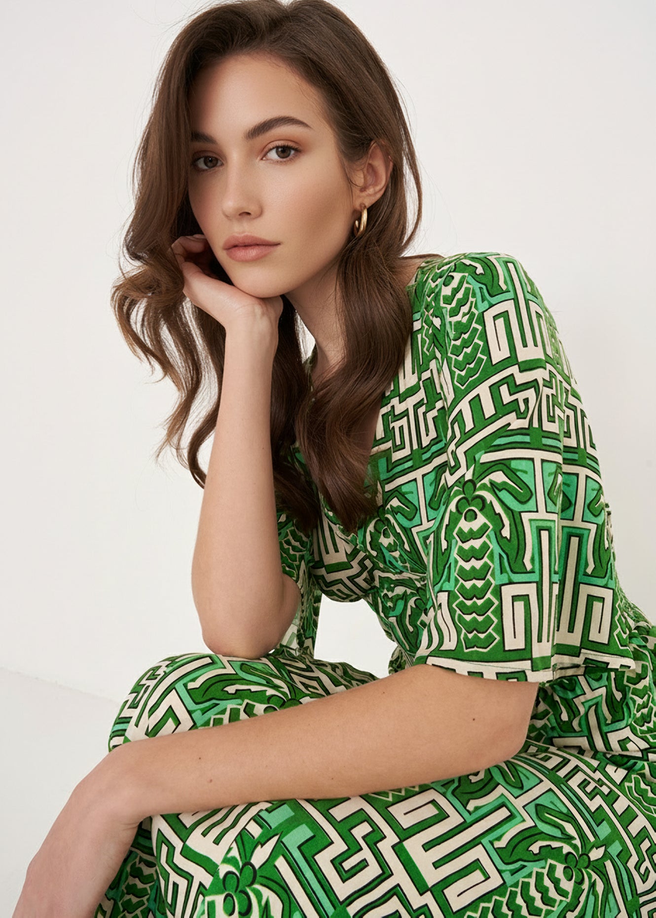 Abito Amira Fantasia Geometrica