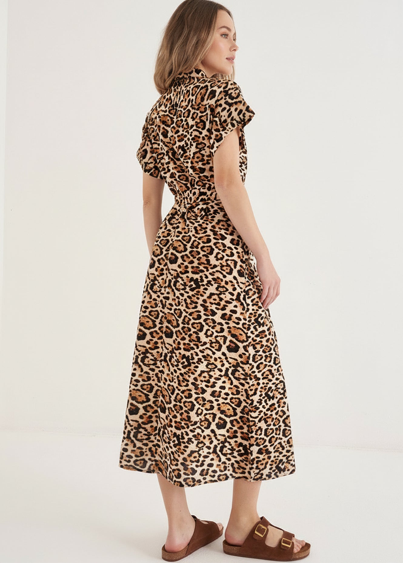 Abito Addis Chemisier Animalier
