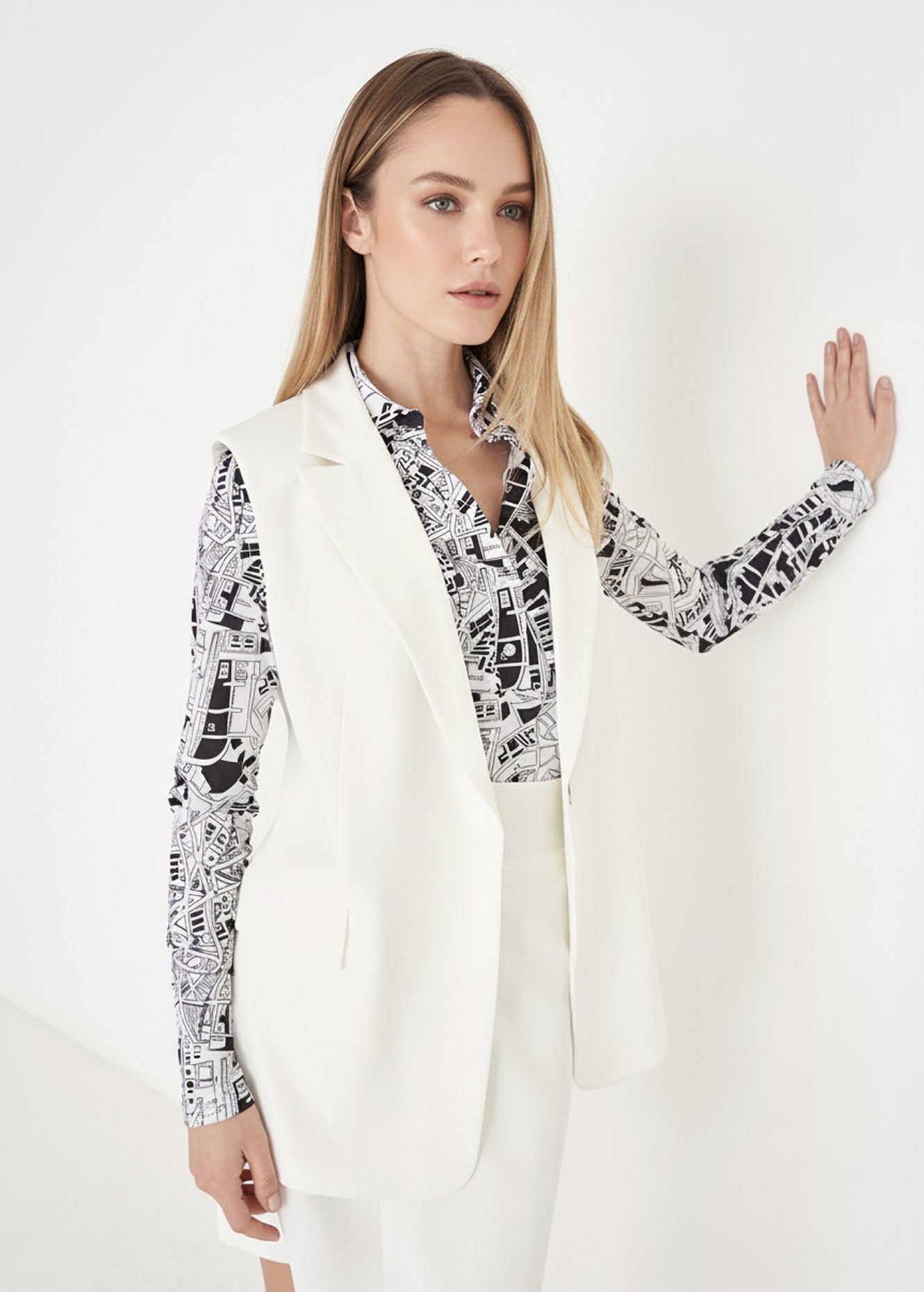 Gilet Gile Monopetto Con Tasche