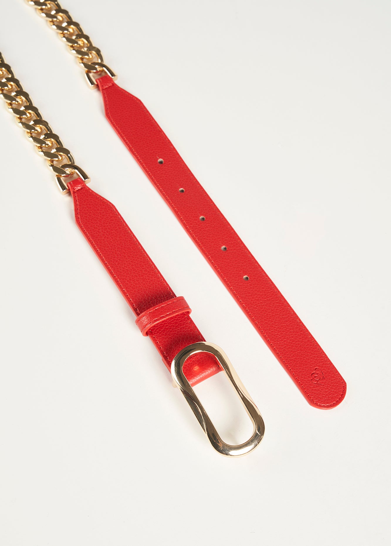 Cintura Chains in ecopelle e catena