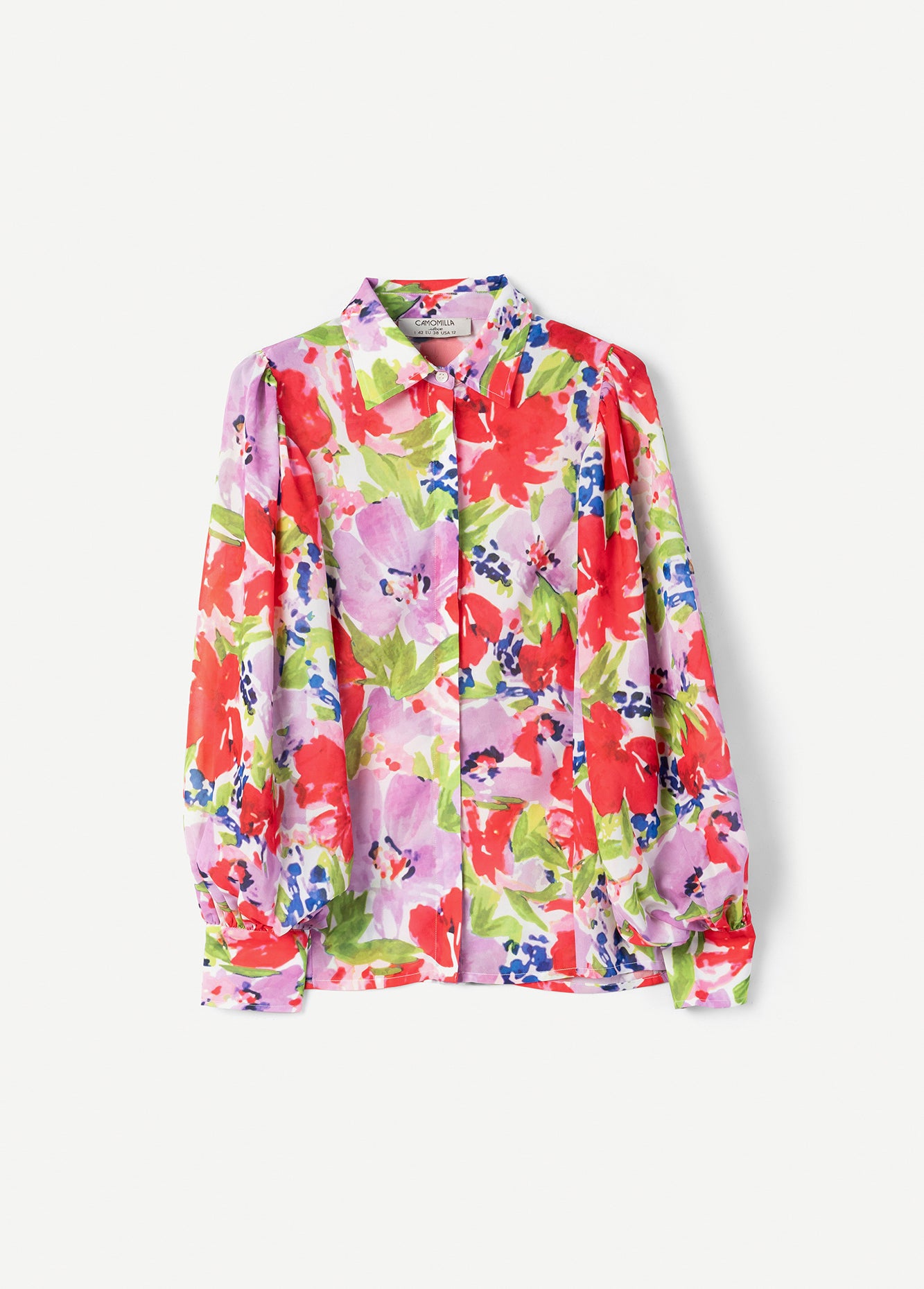 Camicia Cheryl con fantasia a fiori