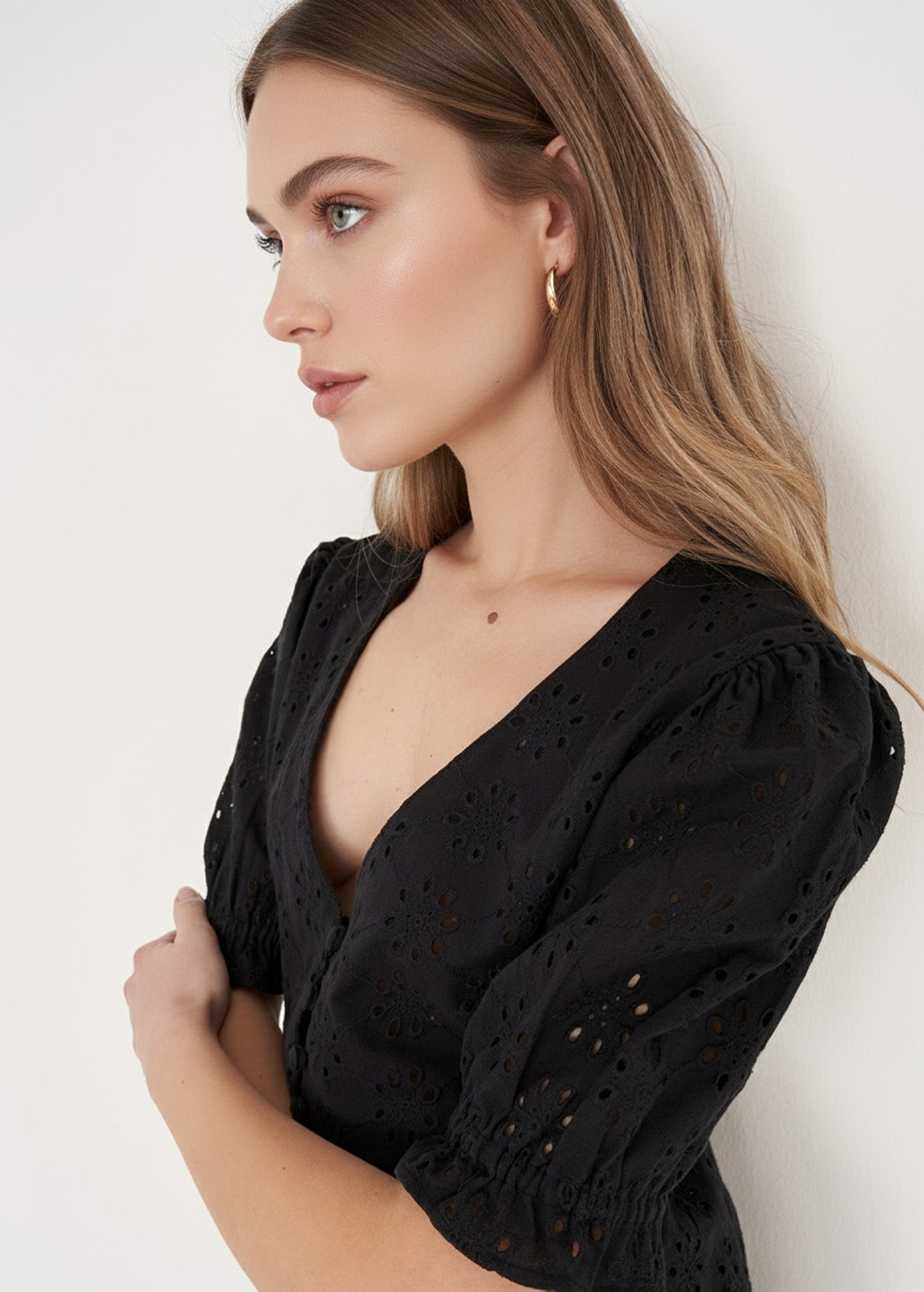 Camicia Candy In Pizzo Sangallo
