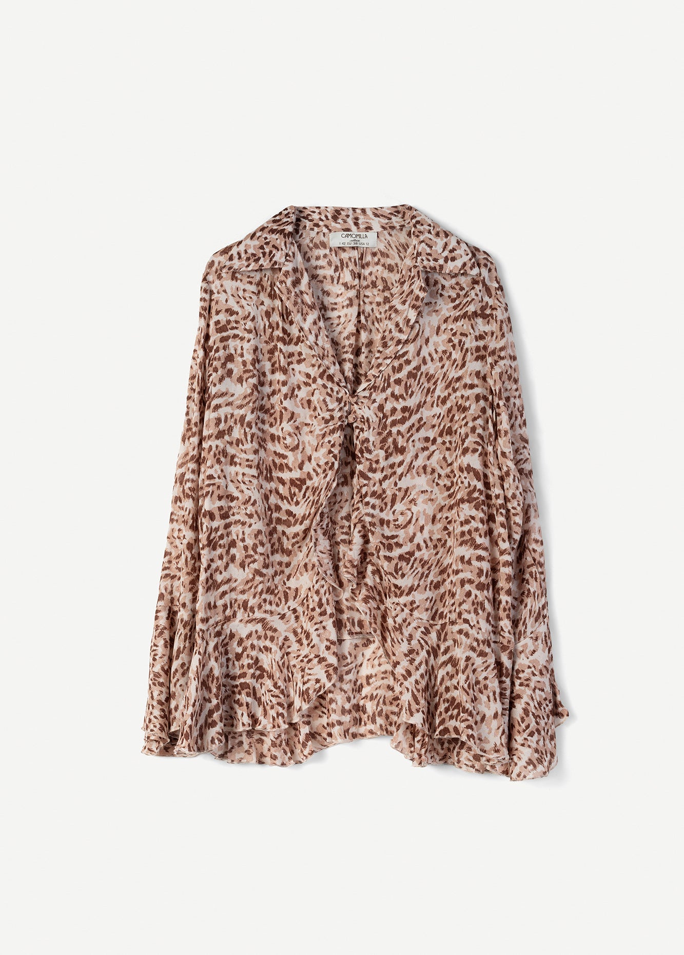 Blusa Cuba 100% viscosa animalier