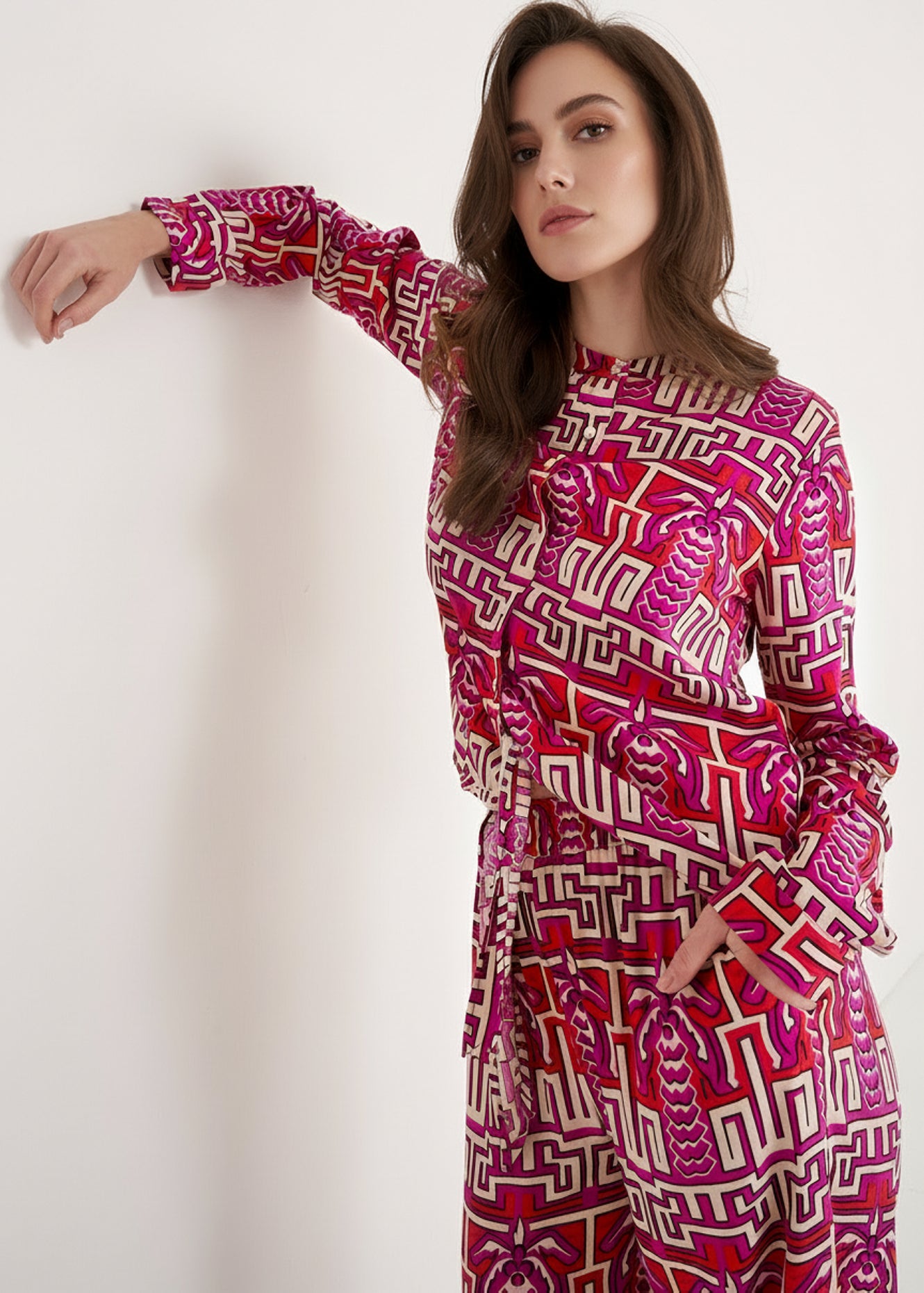 Camicia Corsica Fantasia Geometrica