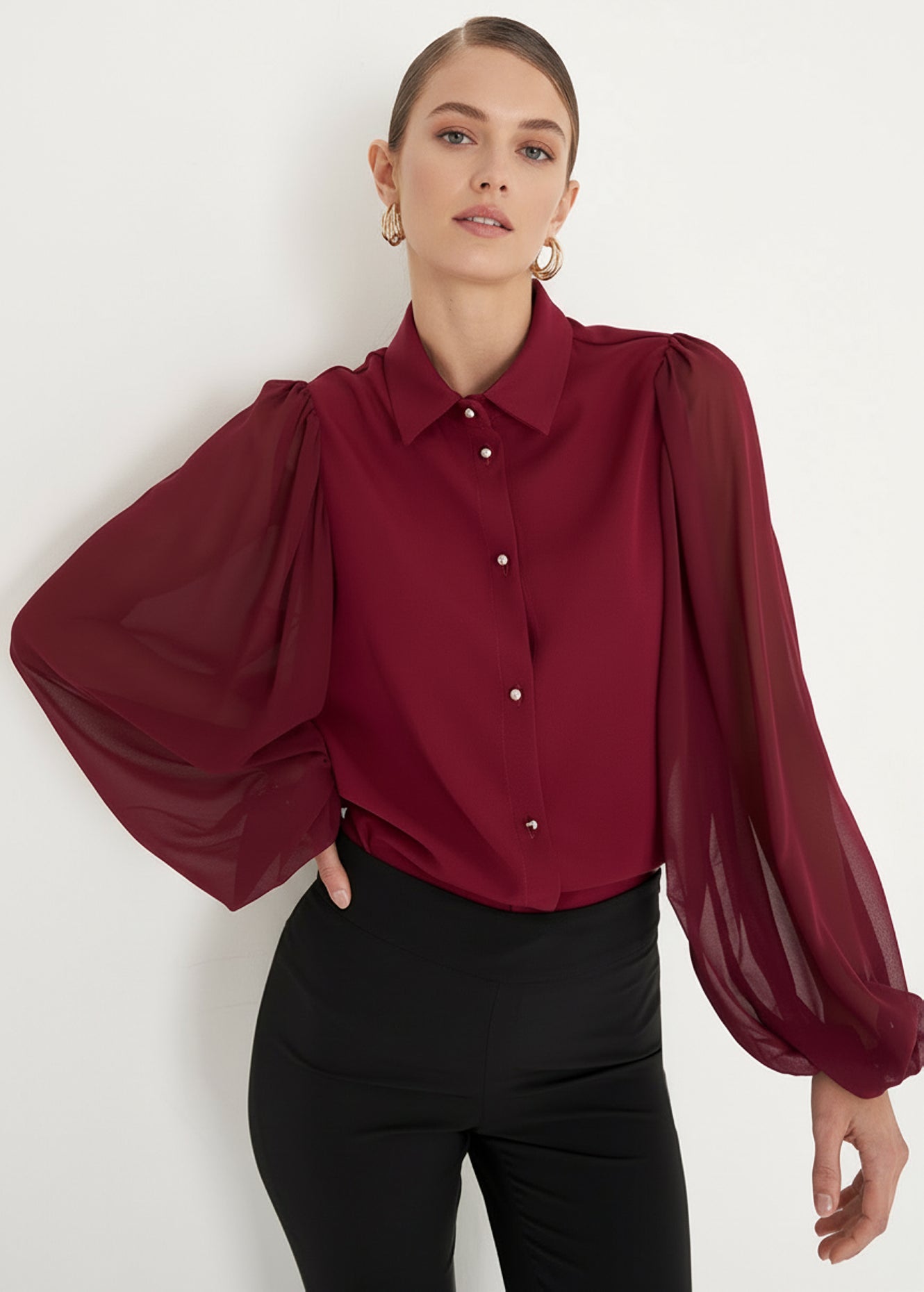 Camicia Candida in doppio tessuto