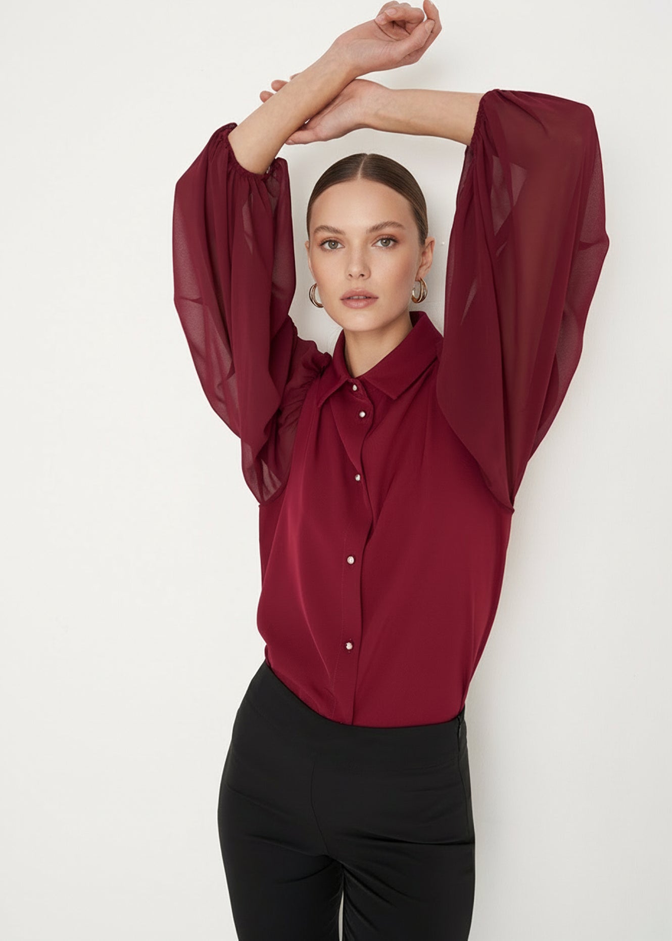 Camicia Candida in doppio tessuto