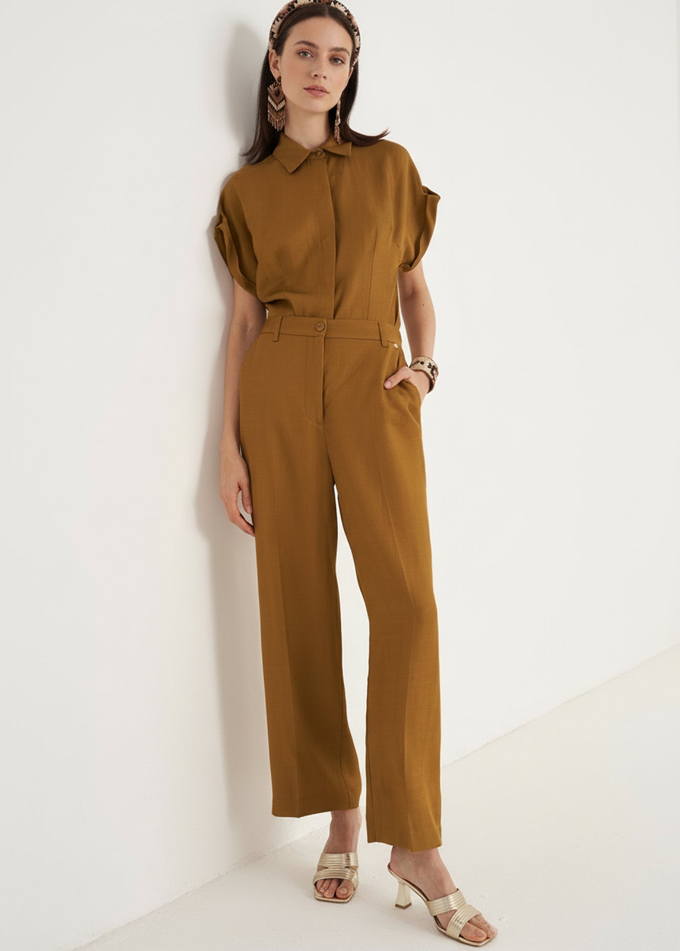 Camicia Clelia In lino e viscosa