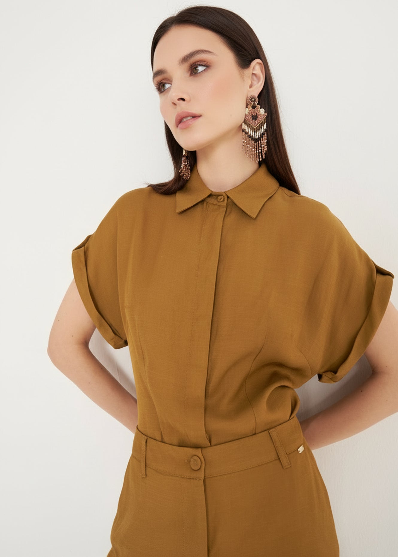 Camicia Clelia In lino e viscosa