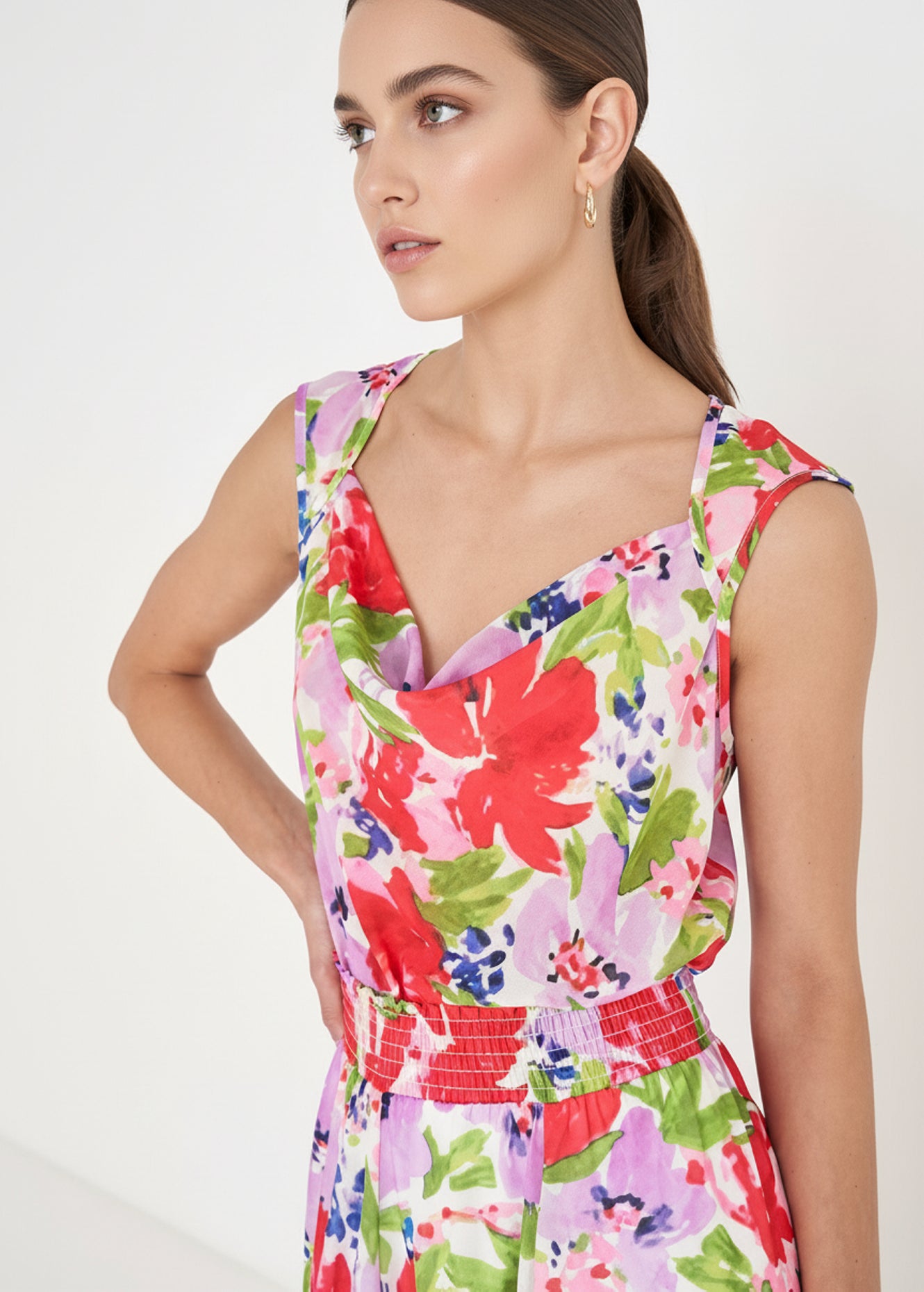 Top Totem fantasia a fiori