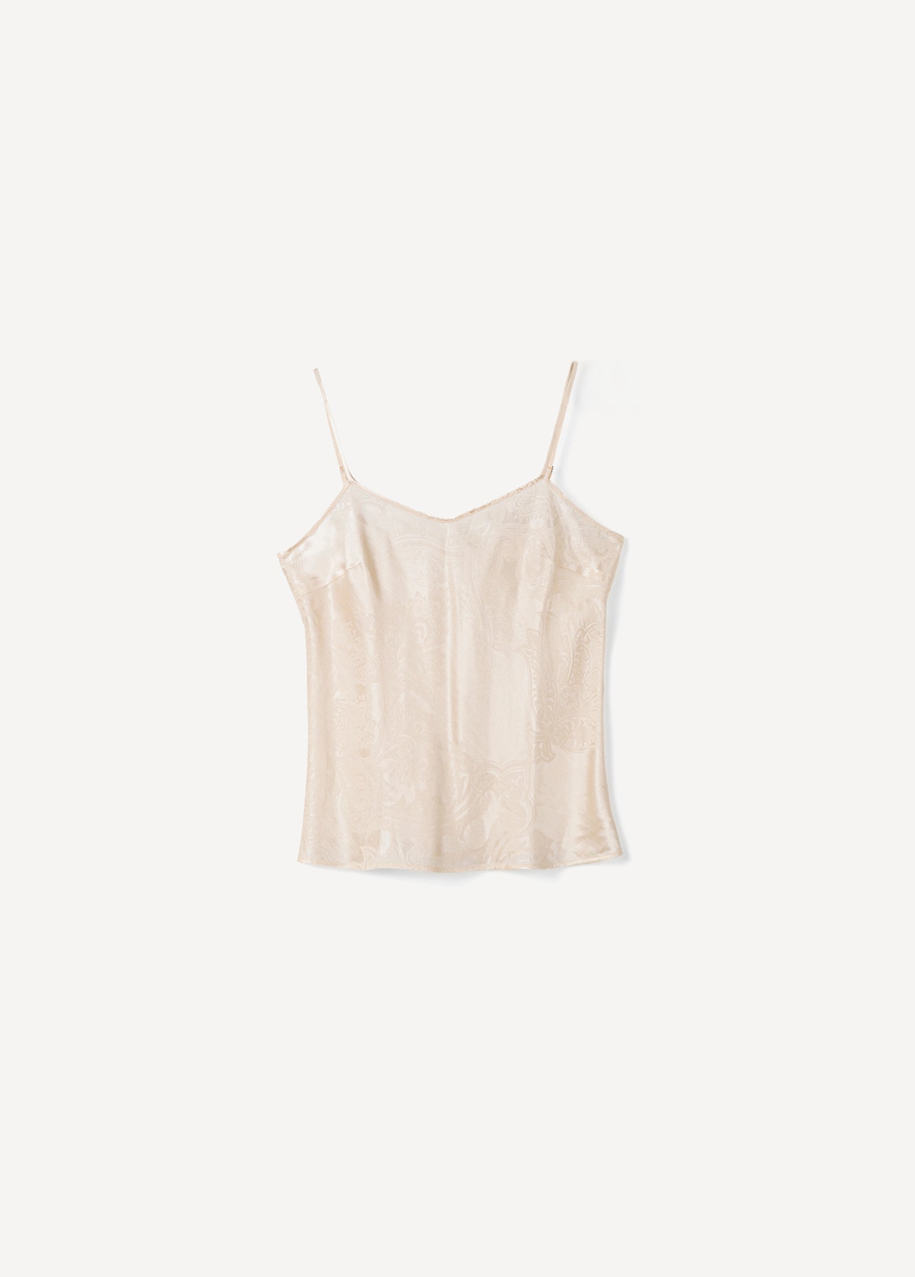 Top Texas in seta jacquard