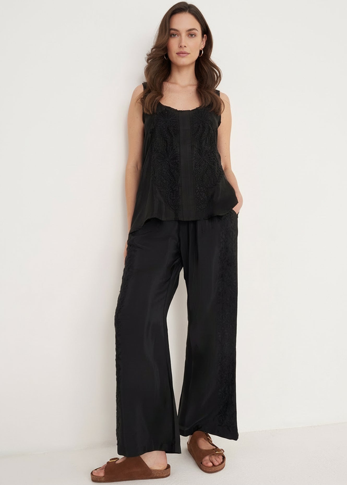 Top Tais Con Ricamo