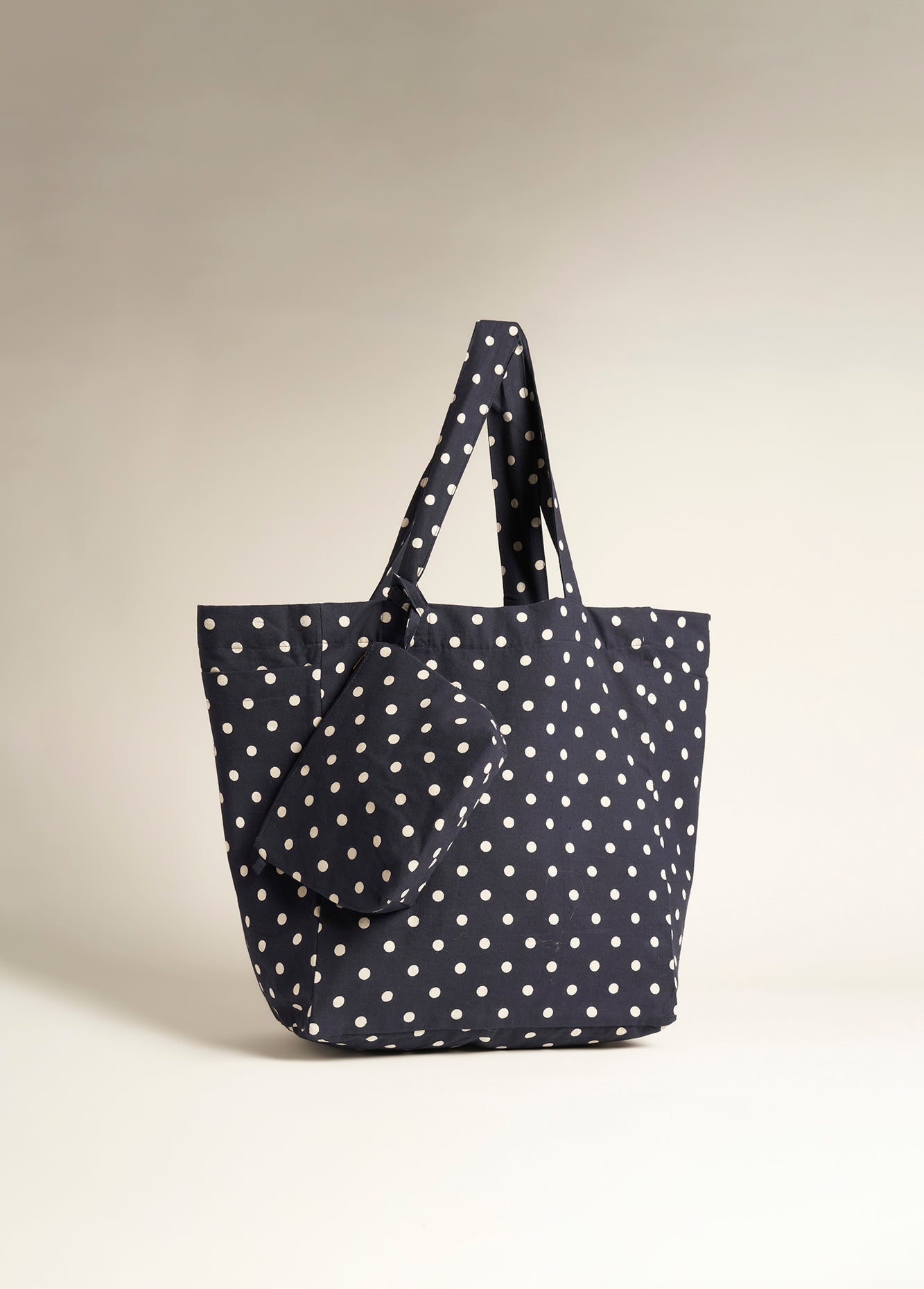 Borsa Blendas in Cotone con Stampa Pois