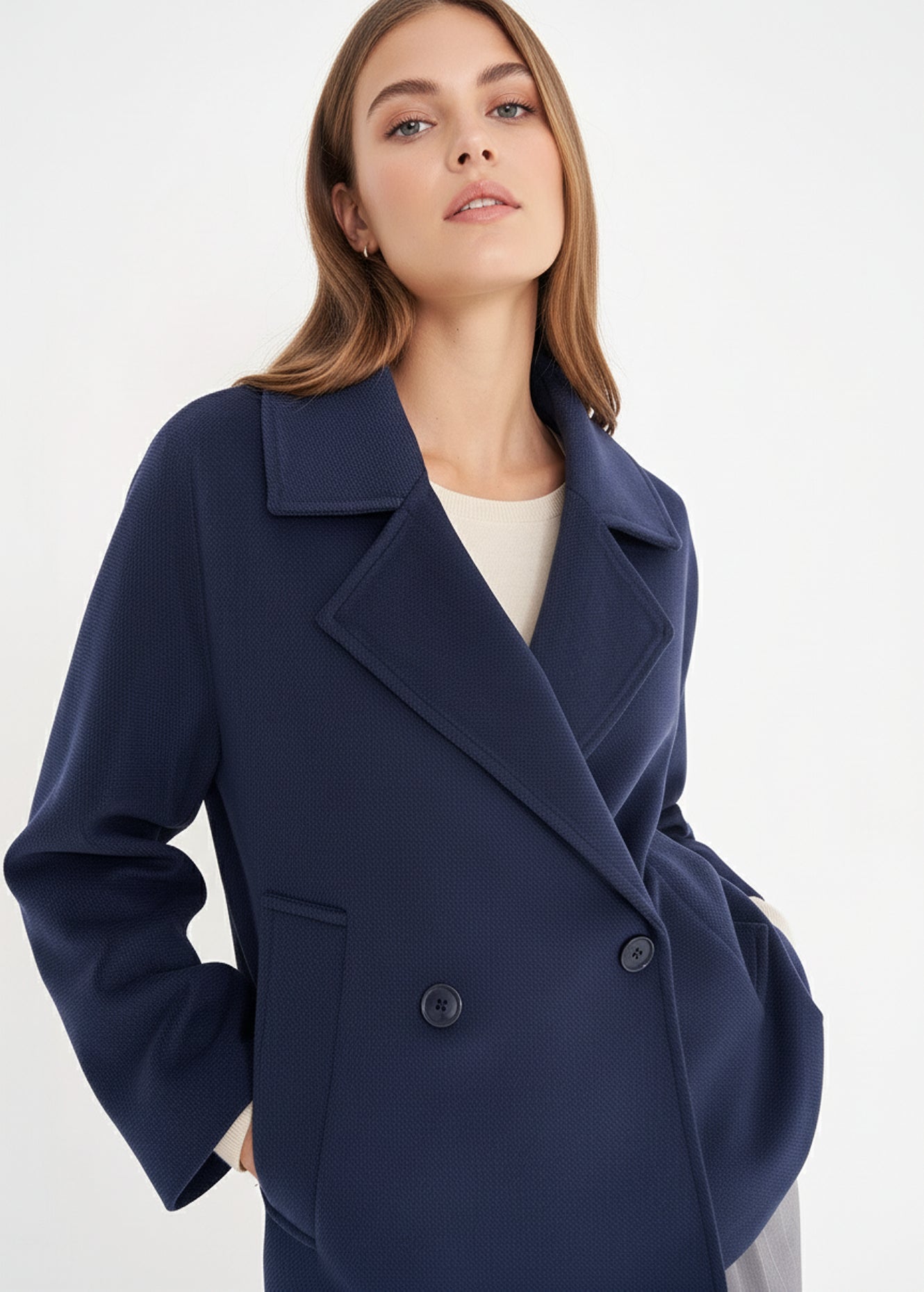 Doppiopetto in panno Cleope