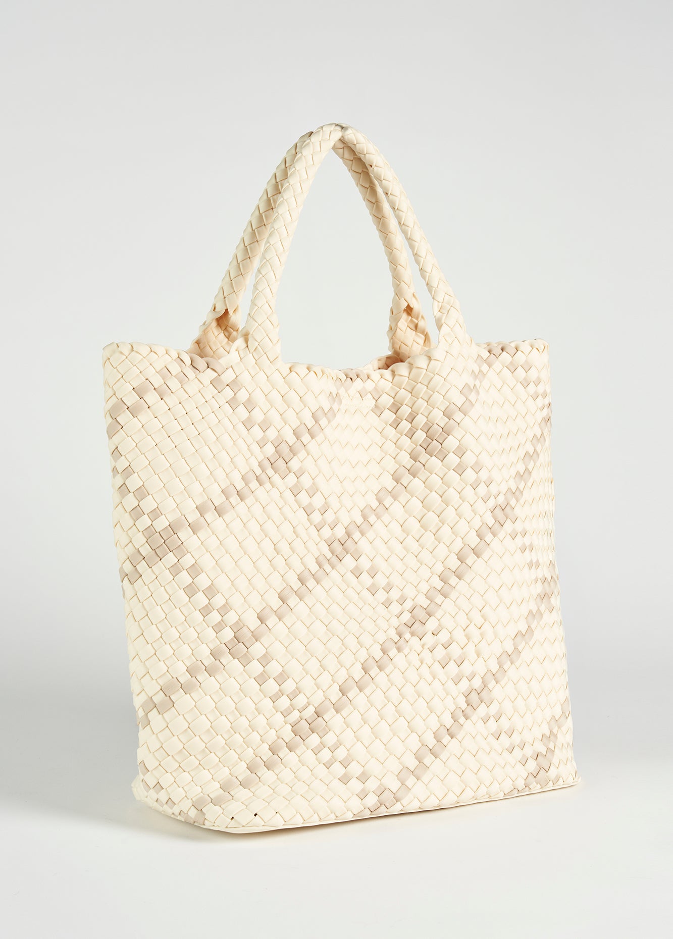 Borsa Blonde in tessuto intrecciato