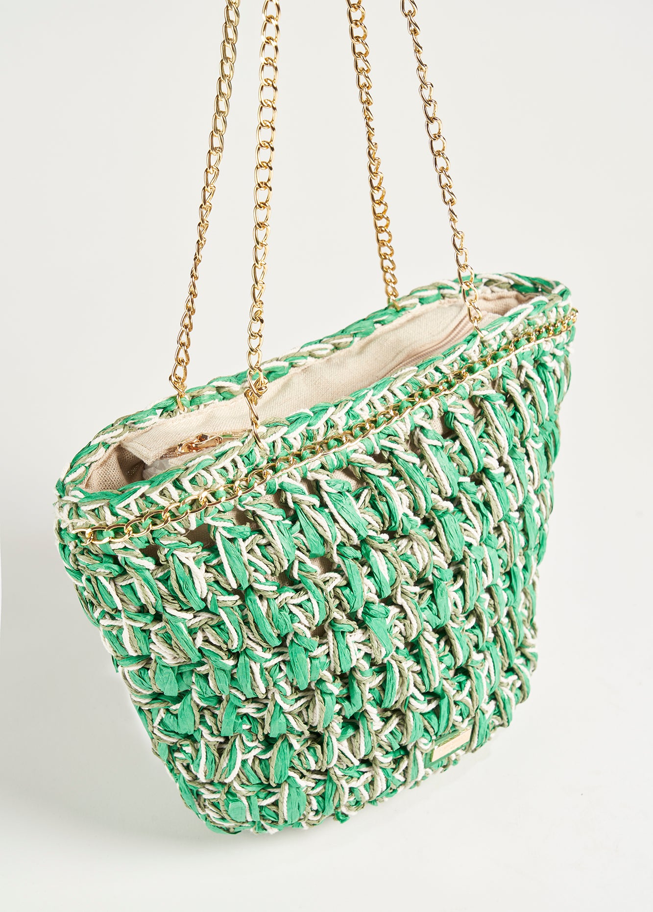 Borsa shopping intrecciata Bosa