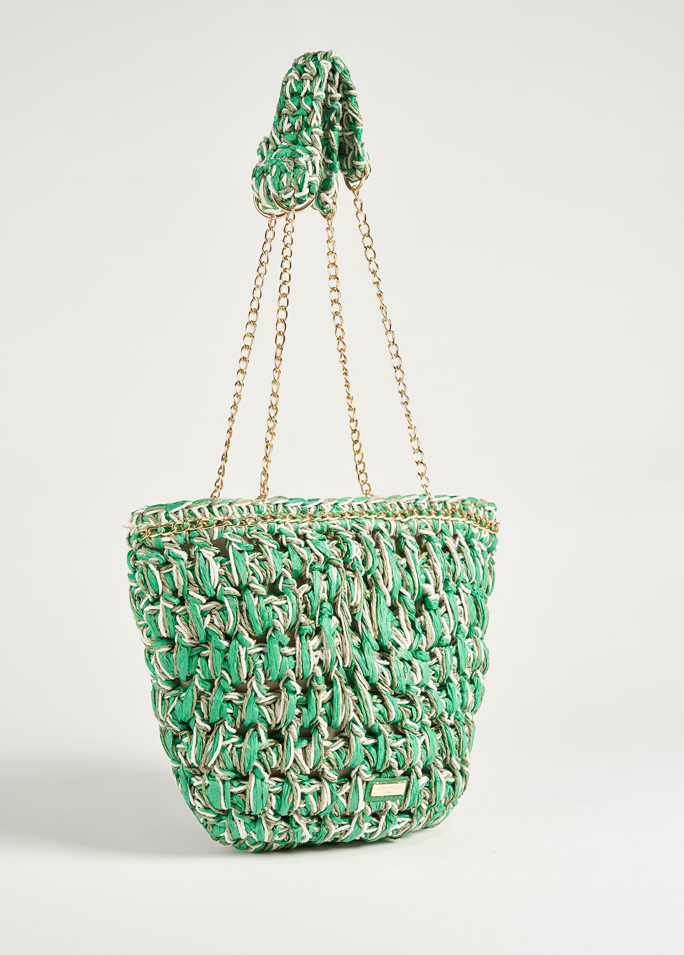 Borsa shopping intrecciata Bosa