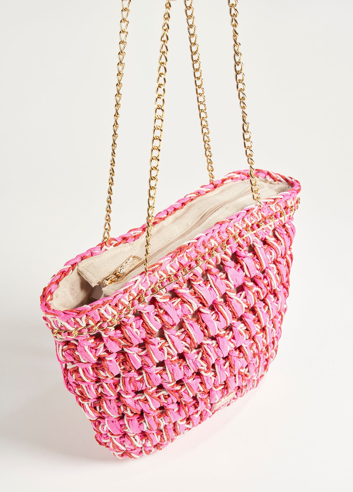 Borsa shopping intrecciata Bosa