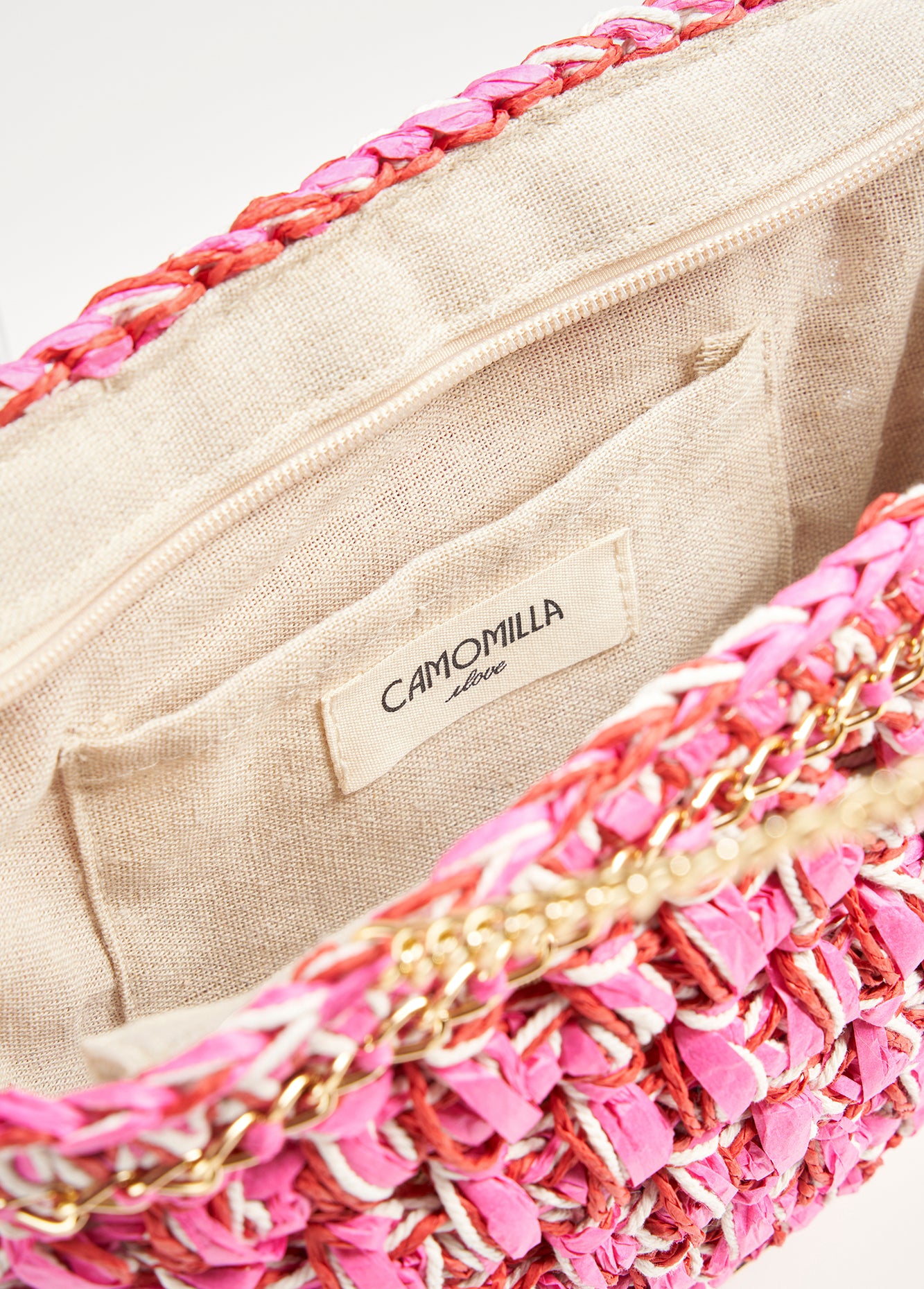 Borsa shopping intrecciata Bosa