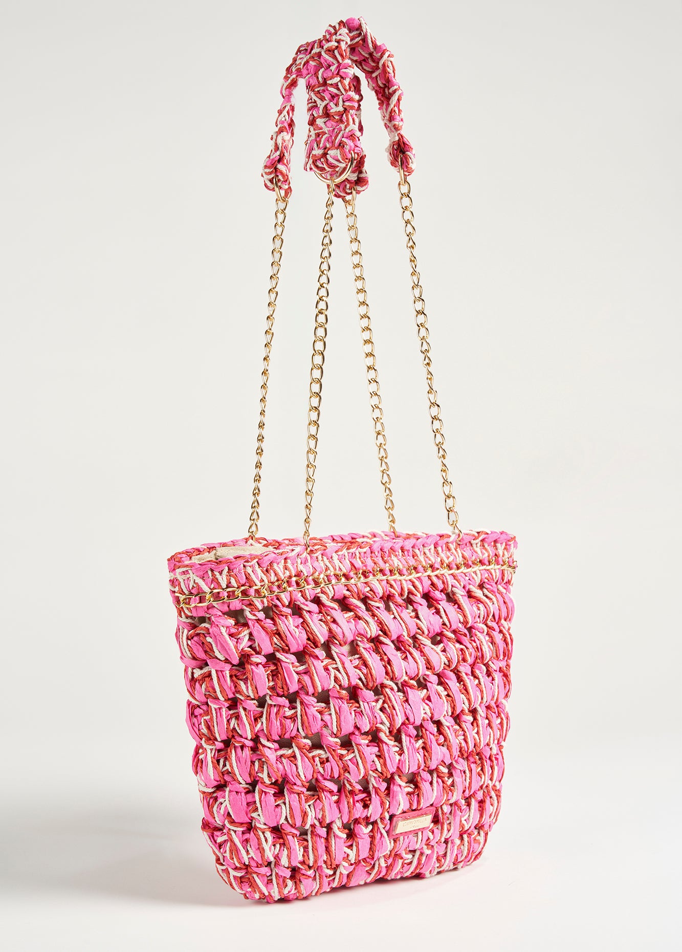 Borsa shopping intrecciata Bosa