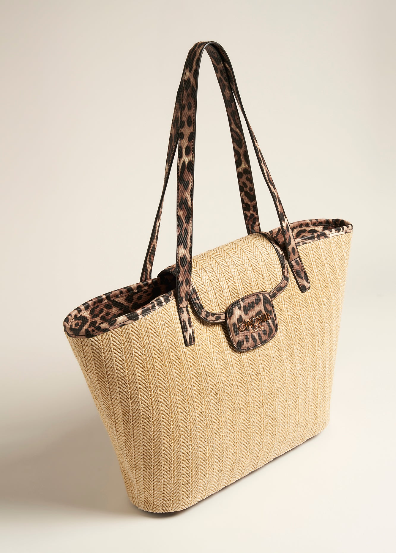 Borsa Breina Big effetto paglia