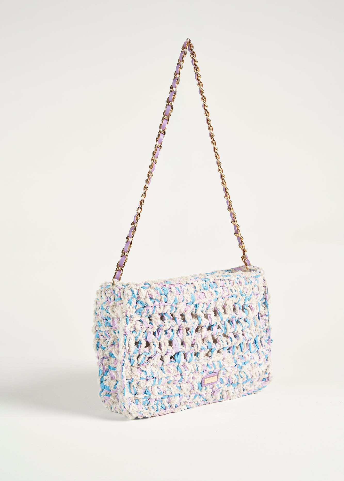 Pochette Bila in carta intrecciata