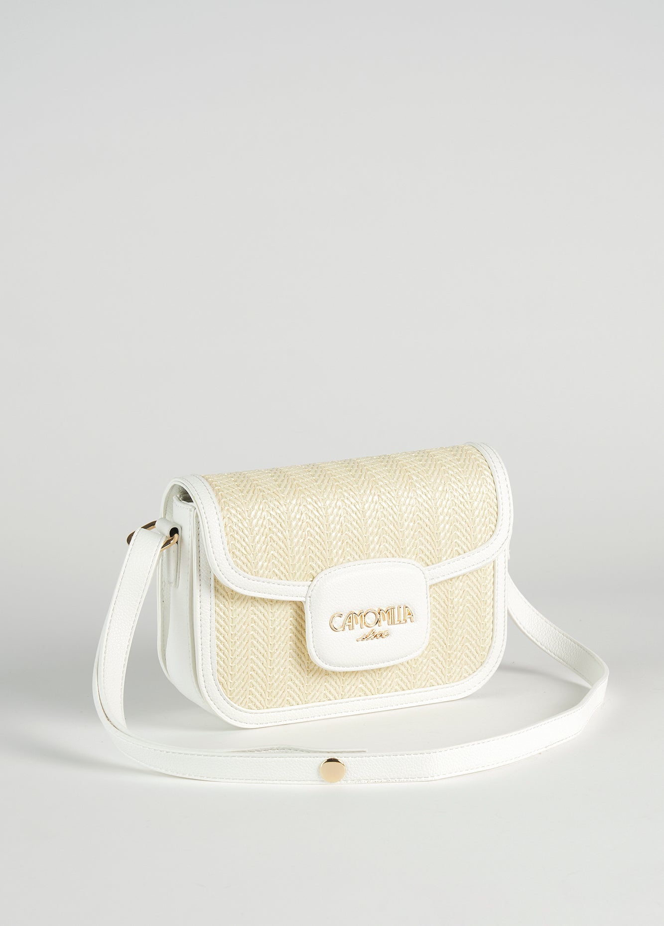 Tracolla Breona in paglia e stampa cervo