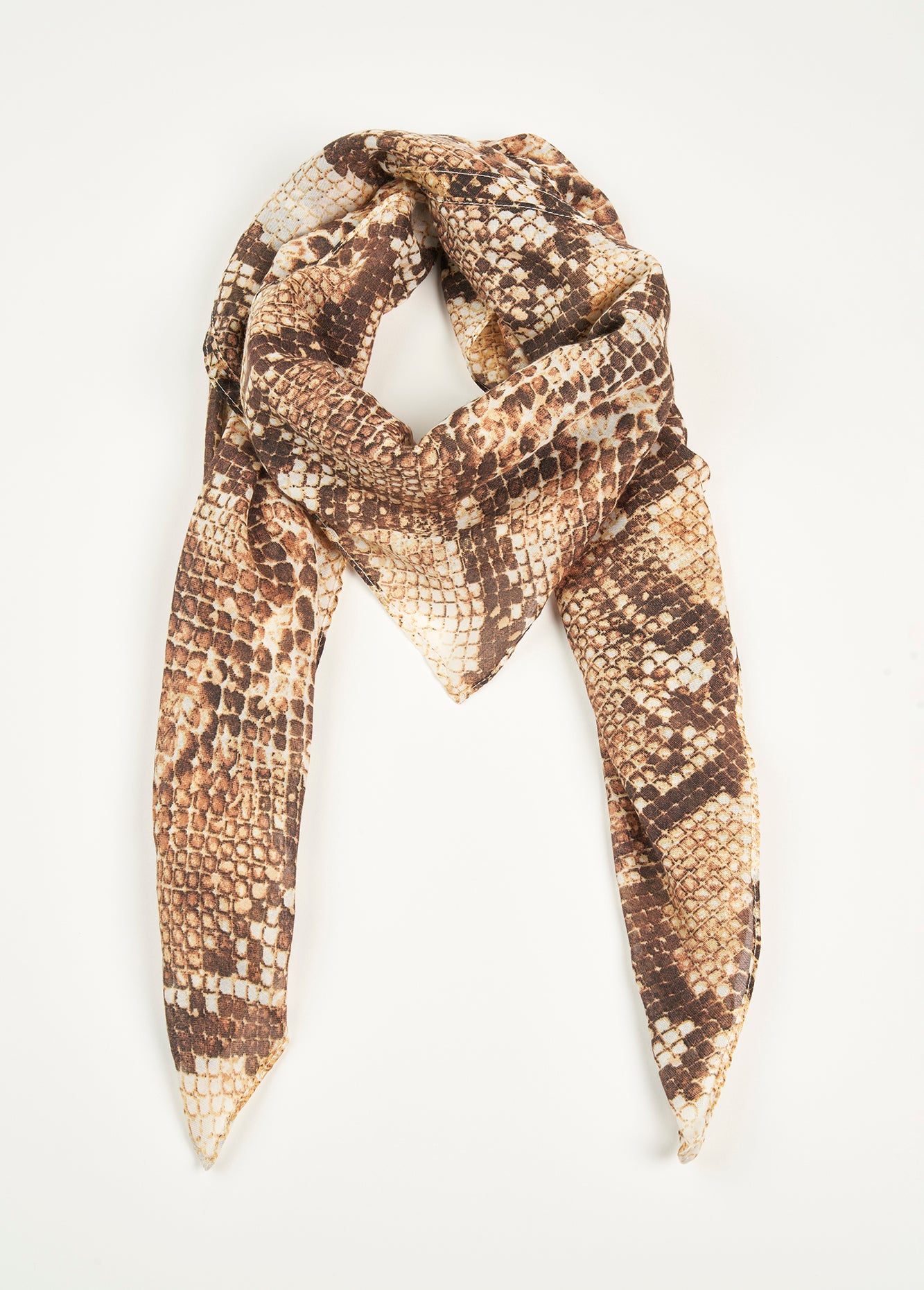 Foulard Sintia stampa pitone