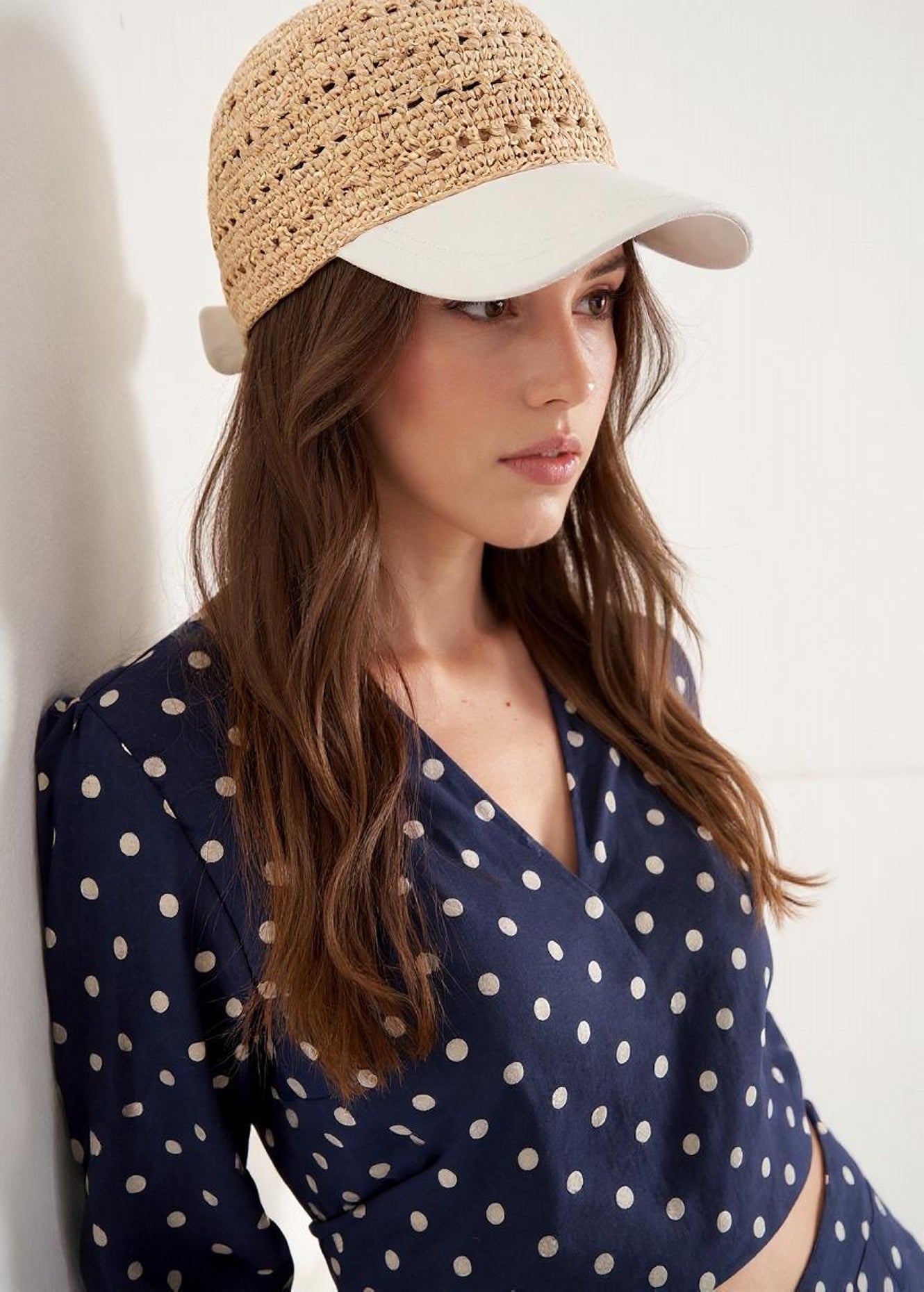 Cappello Carl in rafia intrecciata