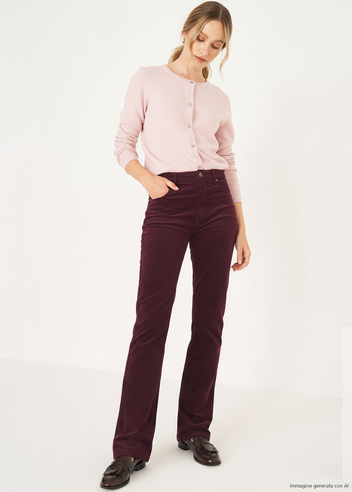 Pantalone in velluto Cindy-T