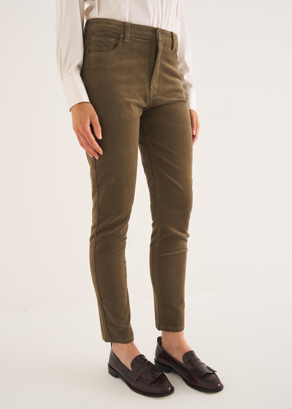 Pantalone in velluto Kate-V
