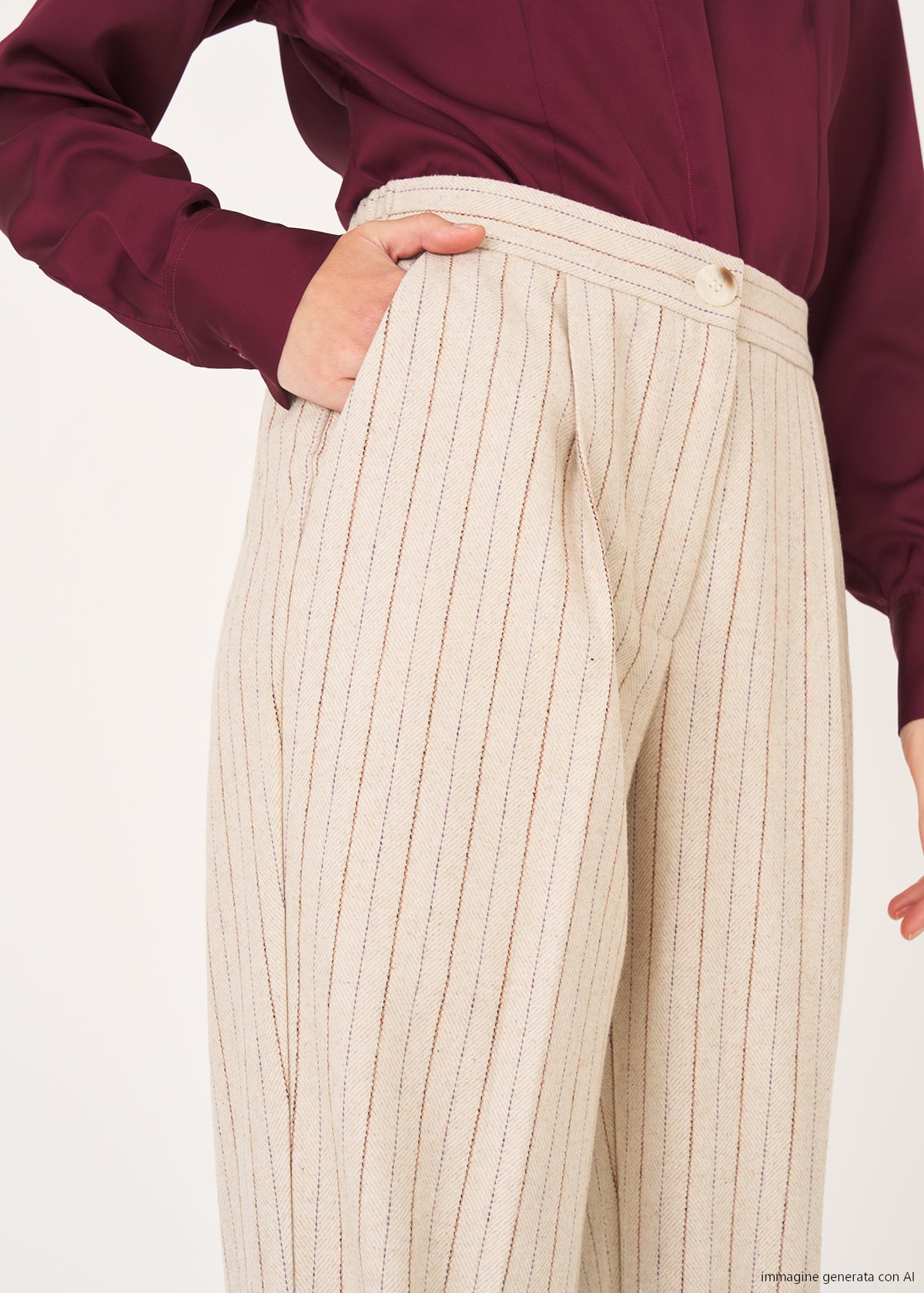 Pantalone Paris due pinces