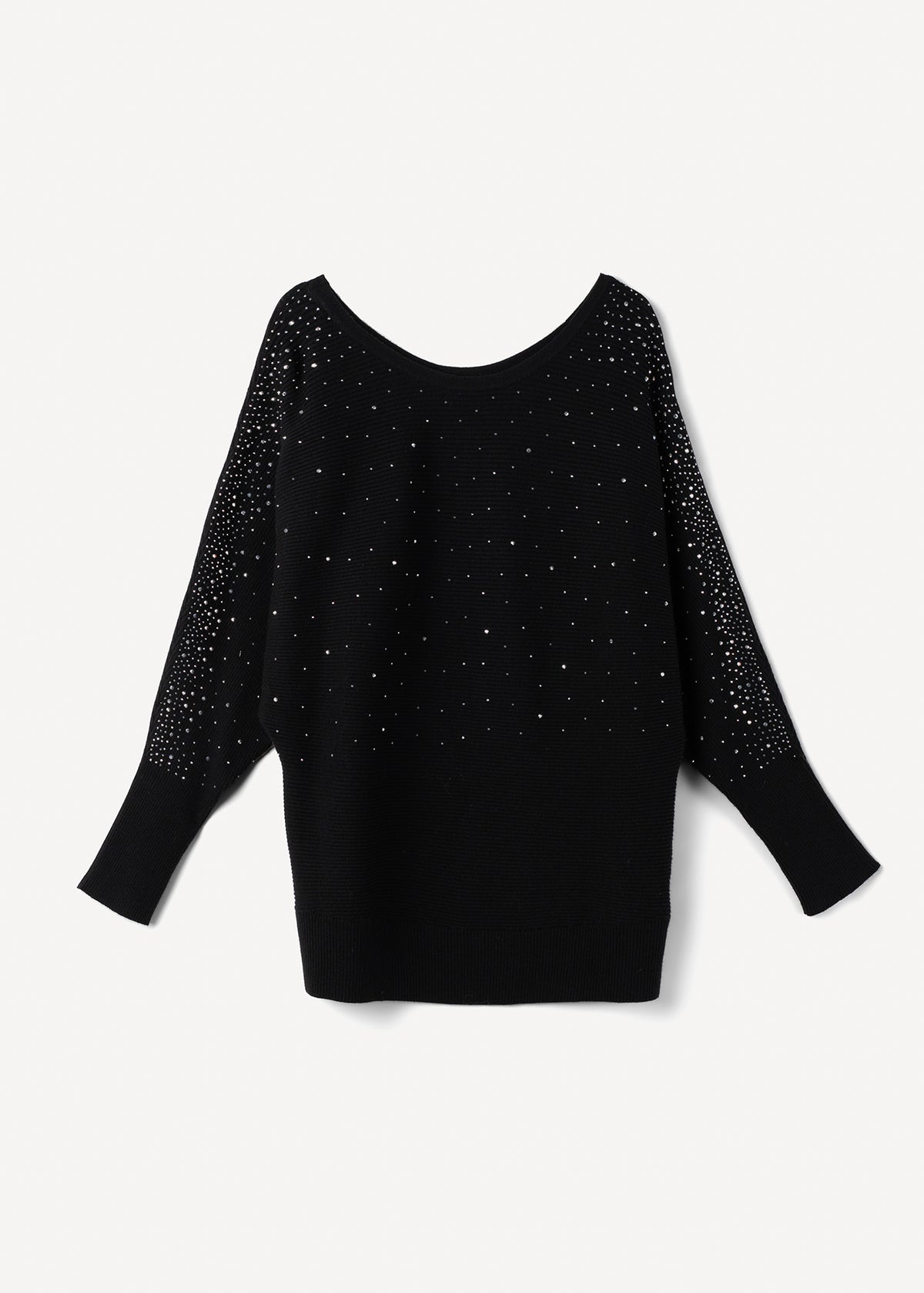 Maglia Marlena con strass all over