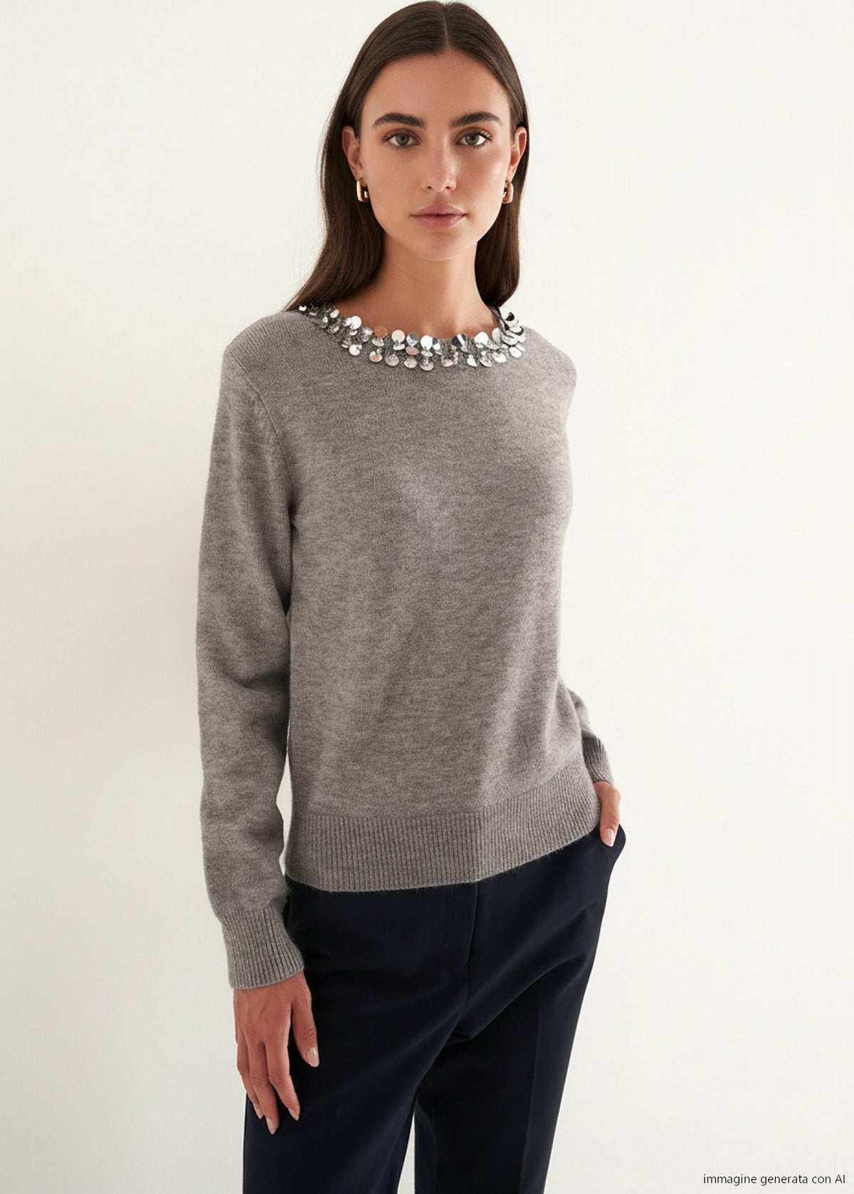 Maglia Marlie con paillettes